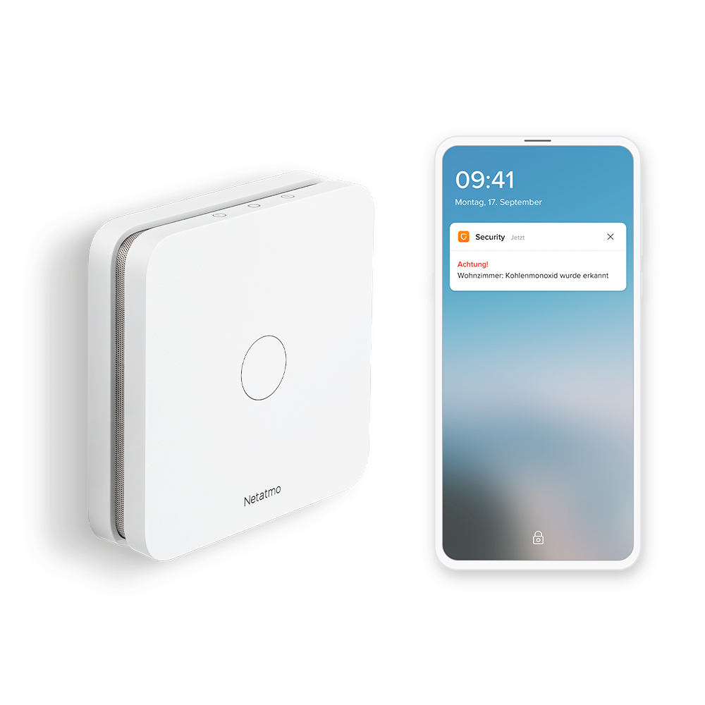 Netatmo Smarter Kohlenmonoxidmelder Alarm