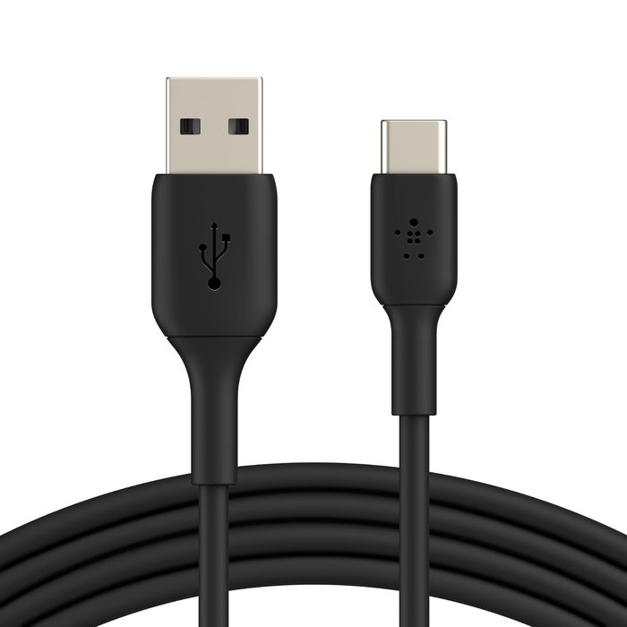 Belkin USB-A auf USB-C Kabel, Schwarz, USB-A auf USB-C, 1m, 15W