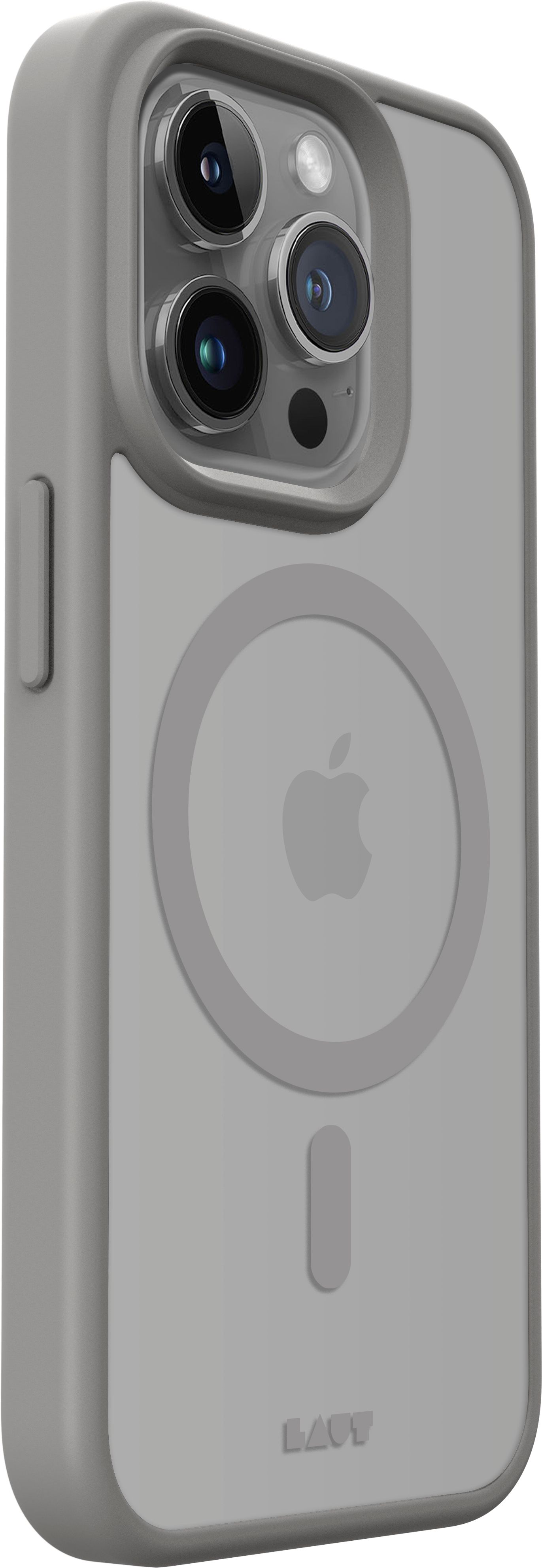 LAUT Huex Protect Case für iPhone 15 Pro, Grau