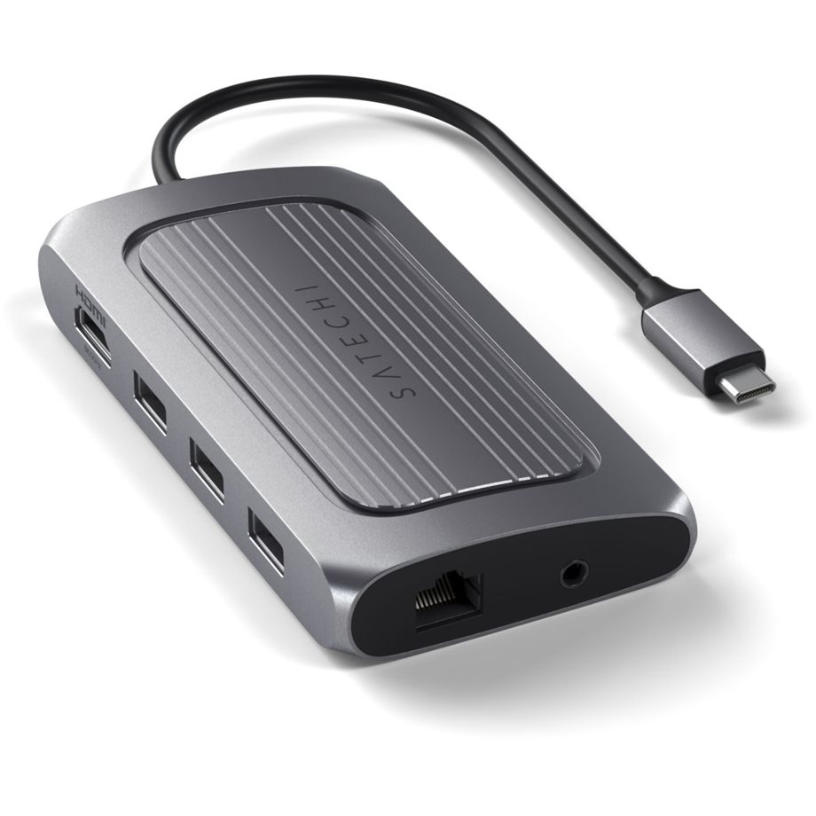 Satechi USB4 Multiport Adapter mit 8K HDMI (9 in 1), Space Grau