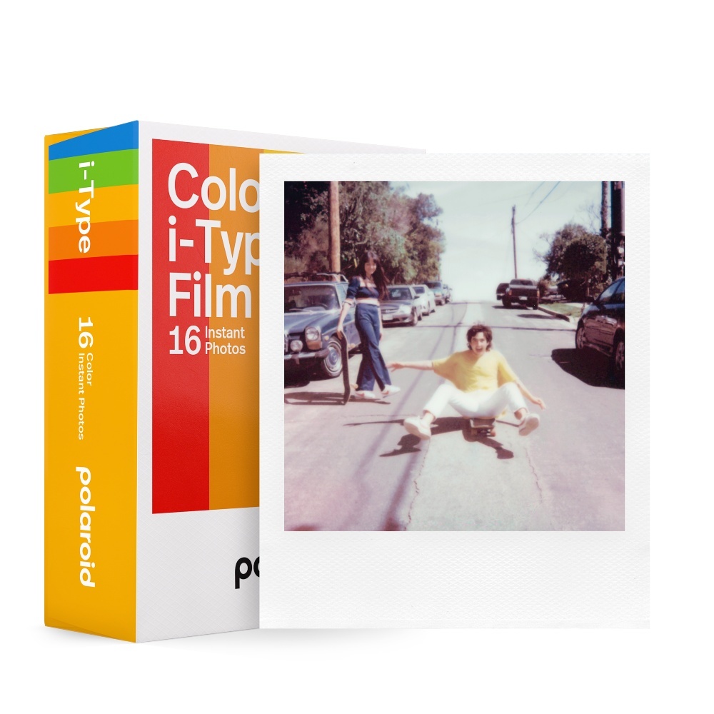 Polaroid i-Type farblicher Sofortbildfilm 8x, Mehrfarbig