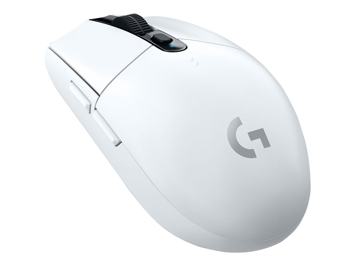 Logitech G305 Gamingmaus, Weiß, Kabellos via USB-Empfänger