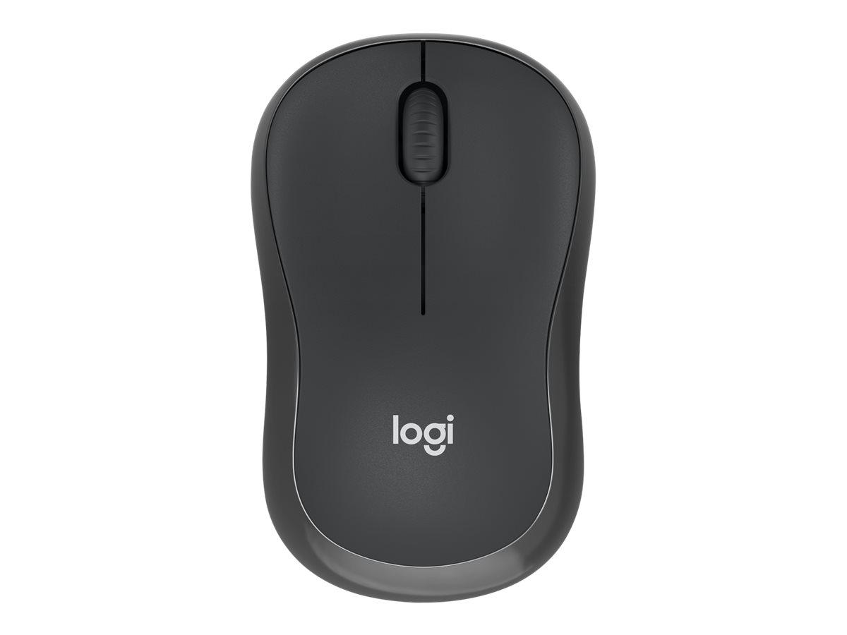 Logitech M240 Silent Maus für Links- und Rechtshänder, Schwarz, Kabellos via USB-Empfänger