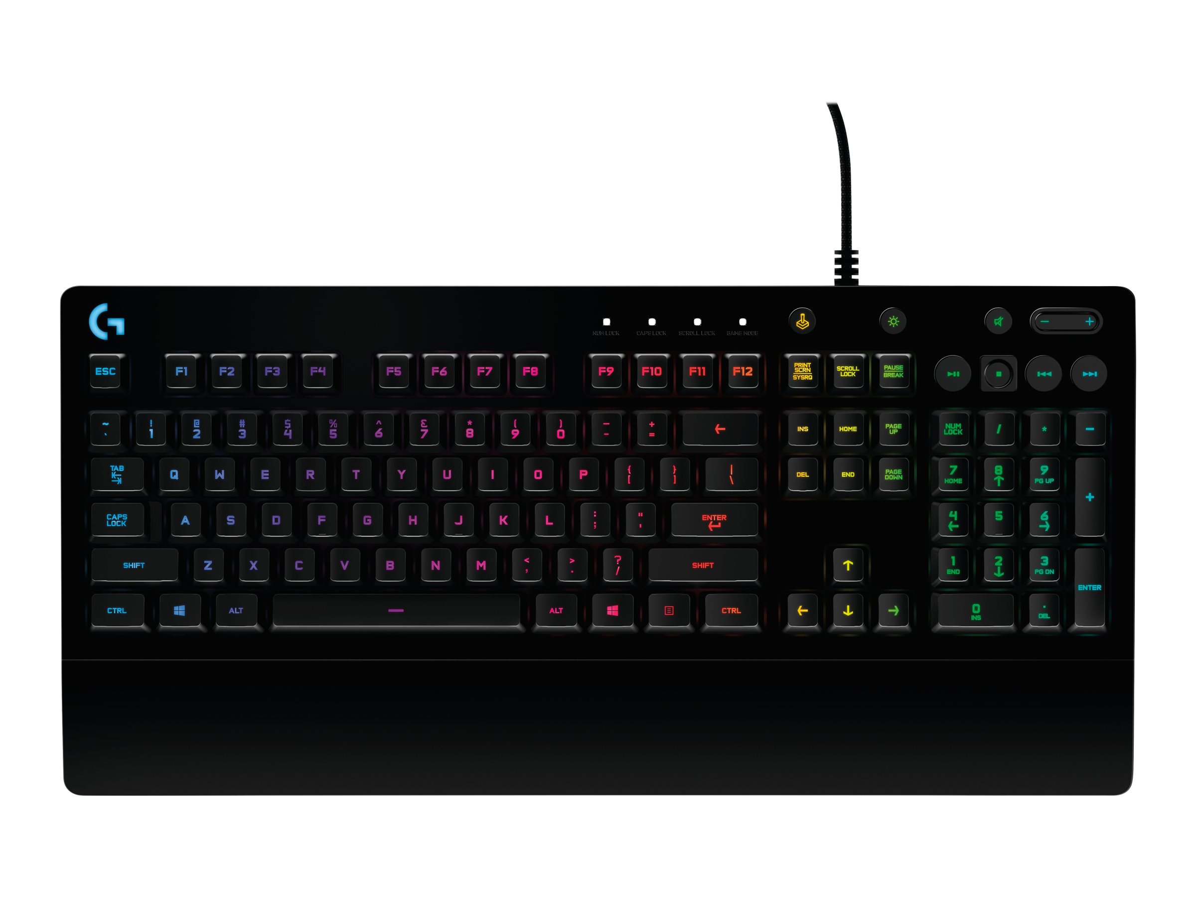 Logitech Prodigy G213 Gaming Tastatur, Schwarz, Kabelgebunden, Schweiz