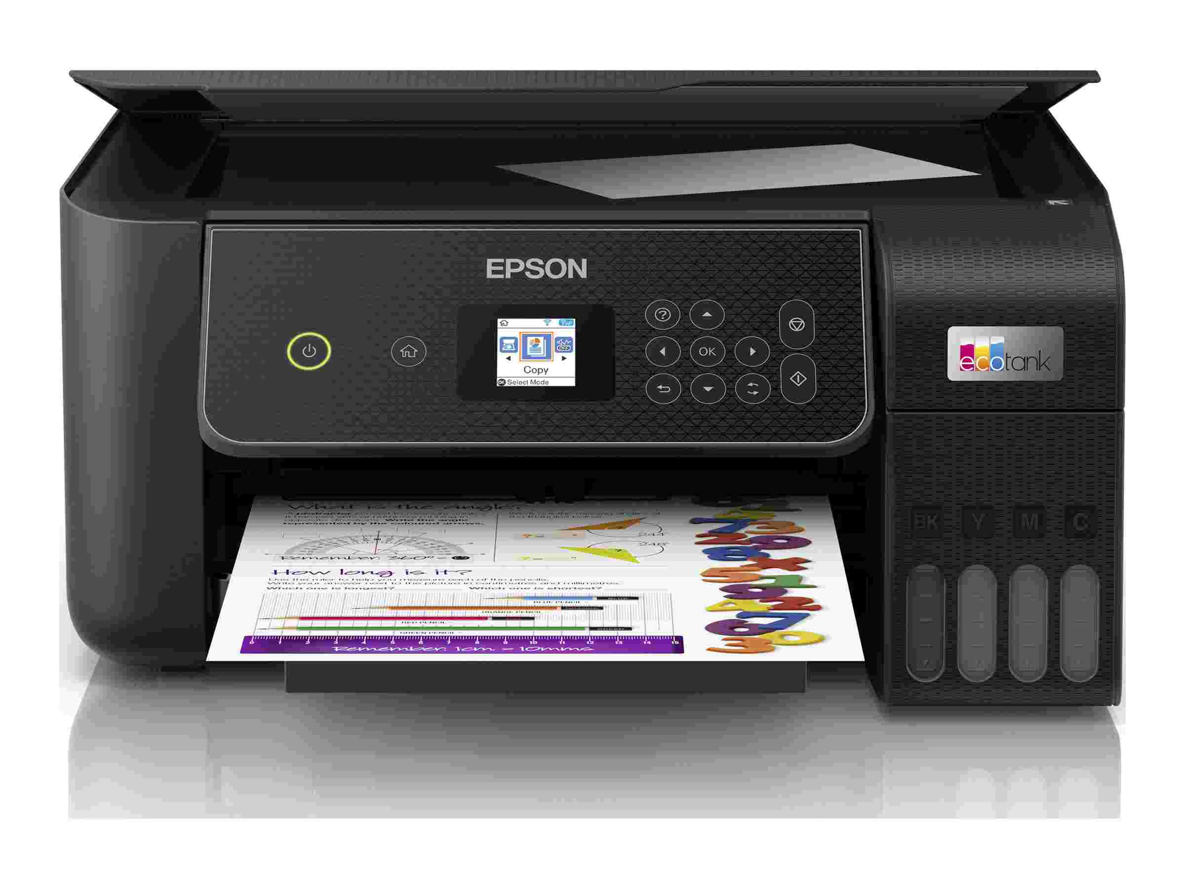Epson EcoTank ET-2870 Multifunktionsdrucker, Schwarz, Tintenstrahl