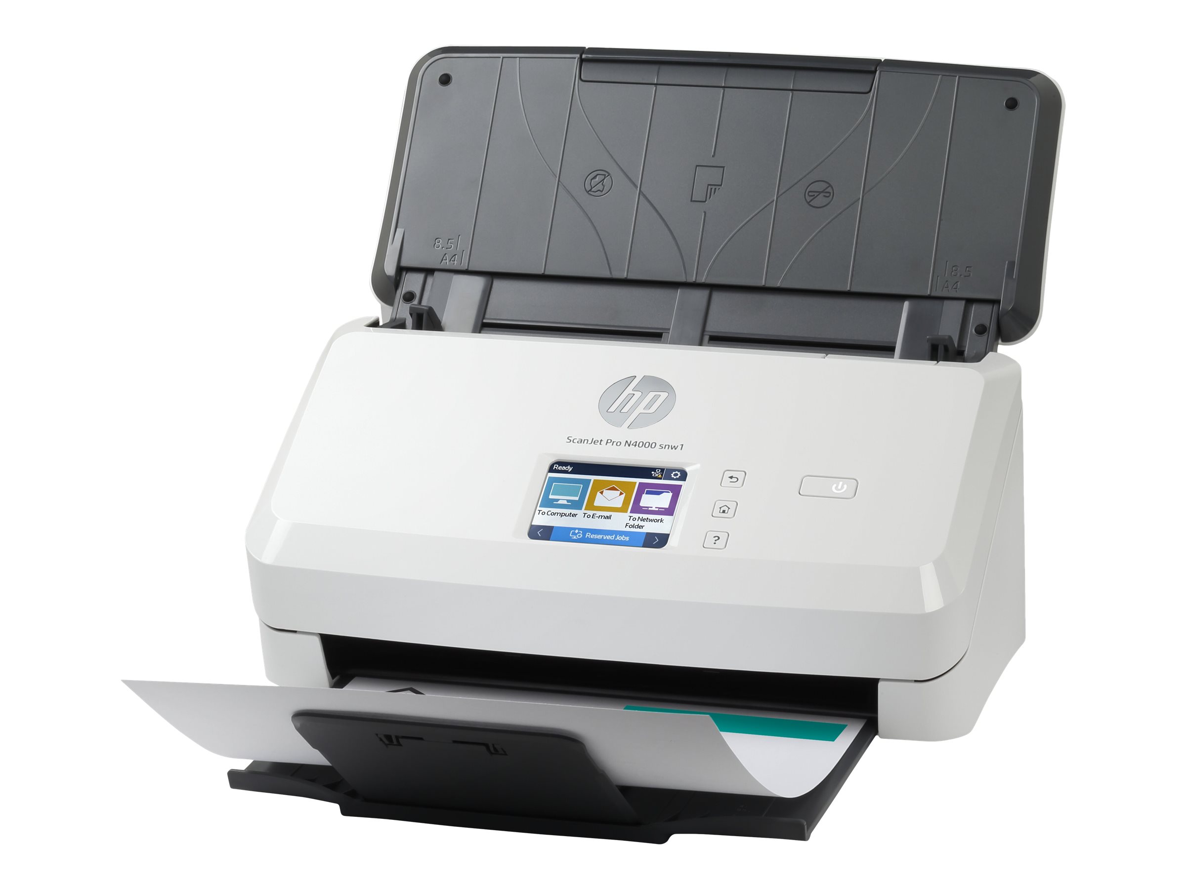 HP Scanjet Pro N4000 snw1 Sheet-feed Dokumentenscanner, Weiß, 600 x 600