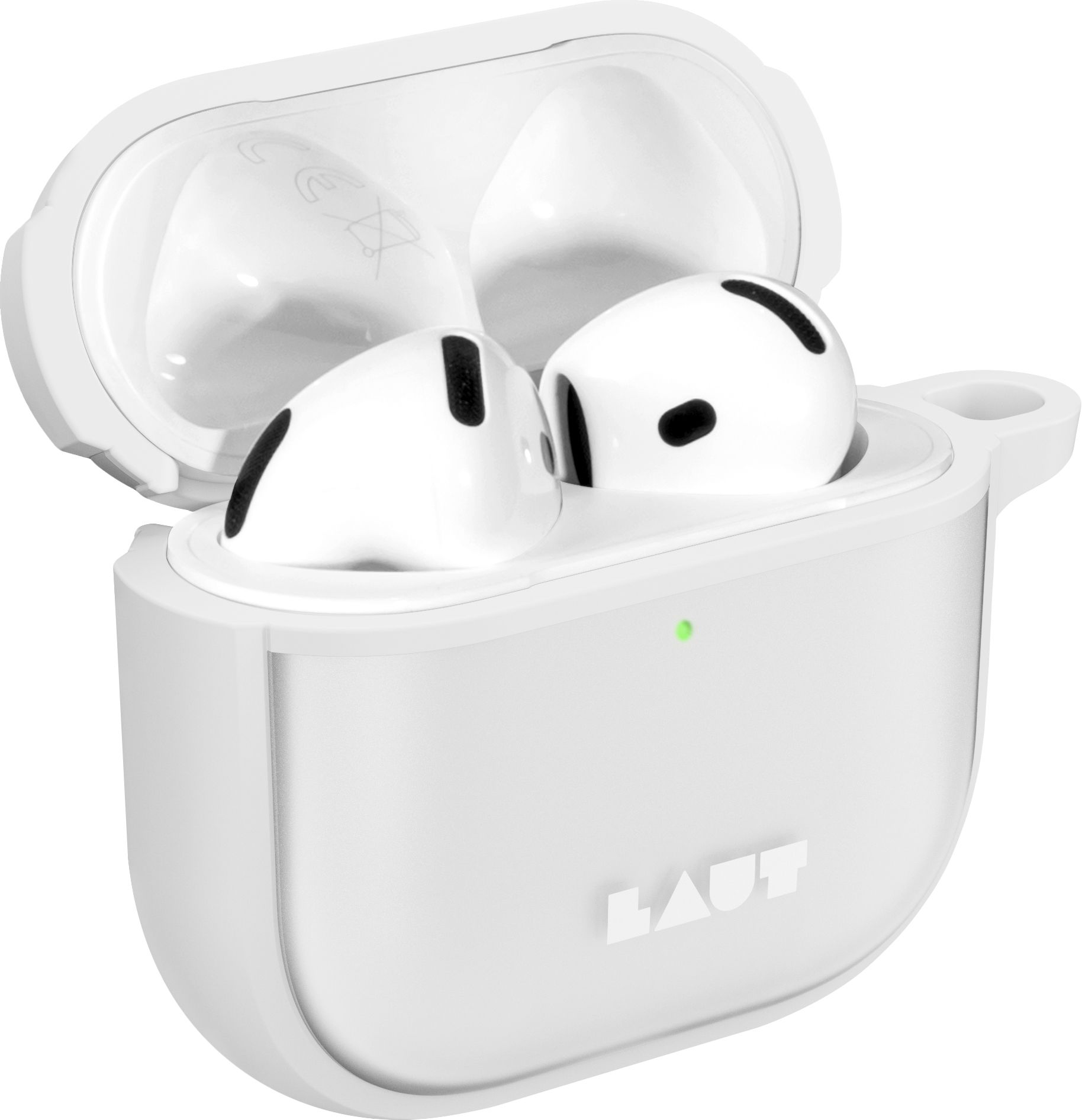 LAUT Huex Protect Case für AirPods Pro (4. Gen), Weiß