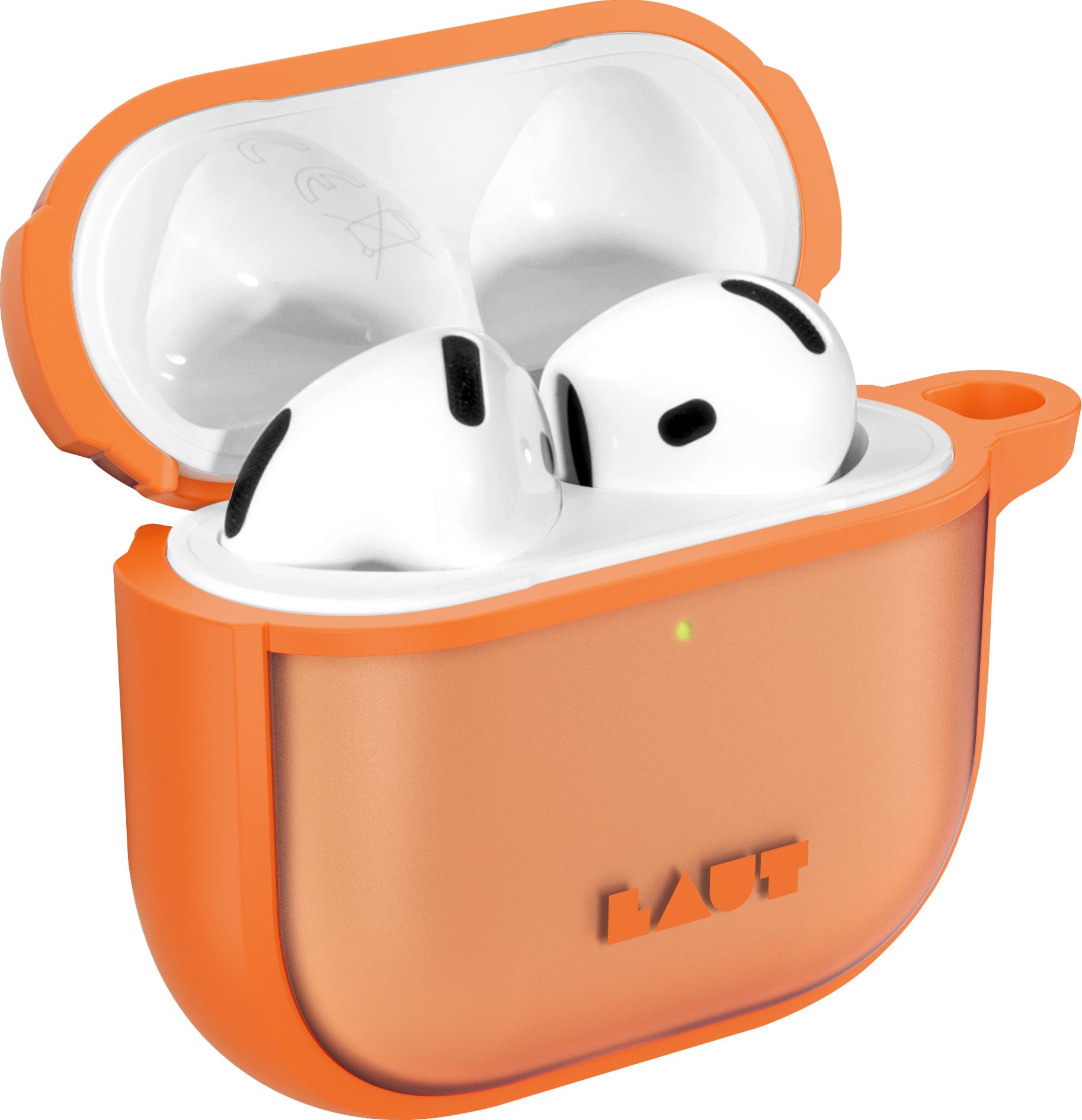 LAUT Huex Protect Case für AirPods Pro (4. Gen), Orange