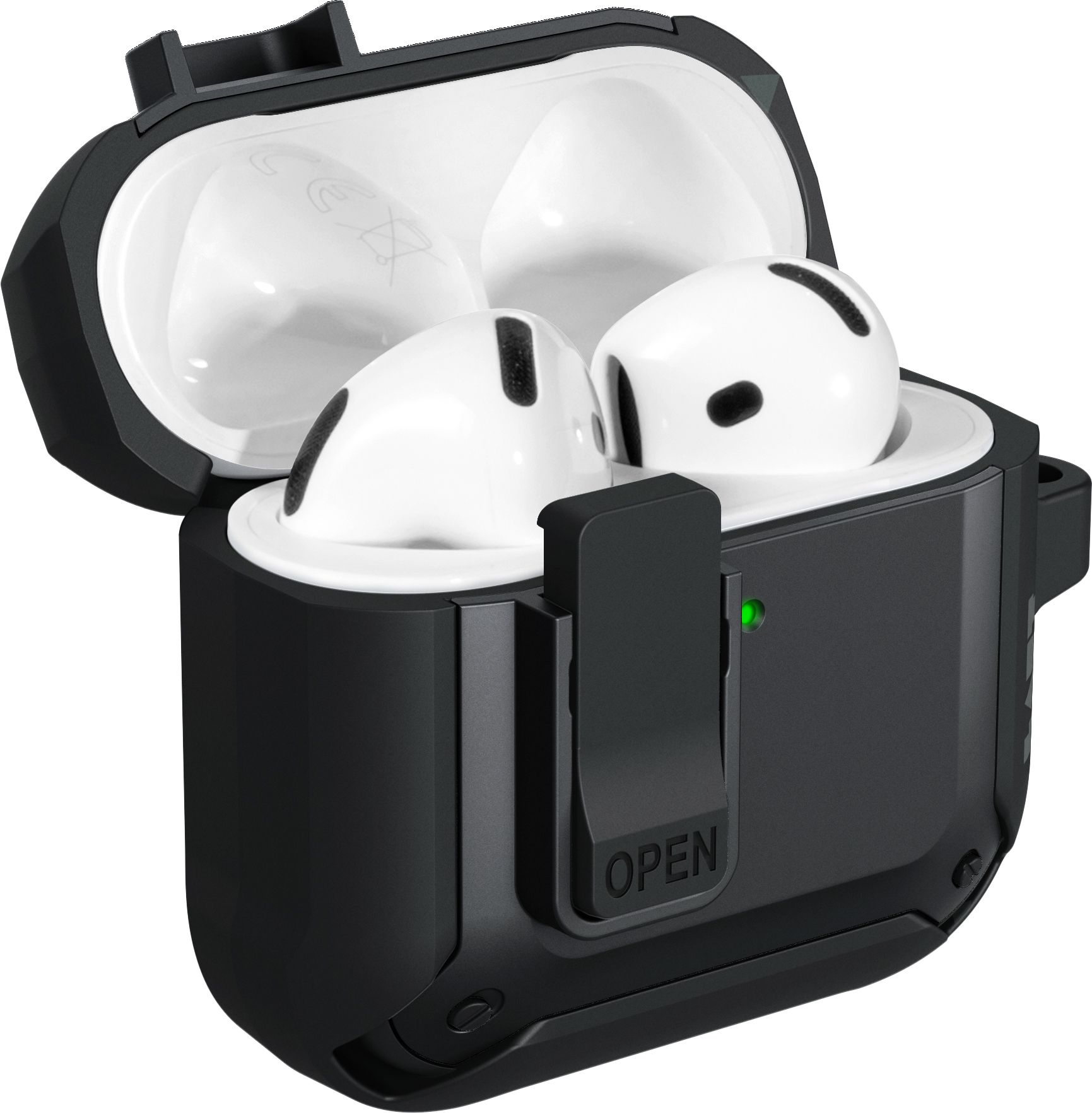 LAUT Zentry Case für AirPods Pro (4. Gen), Schwarz