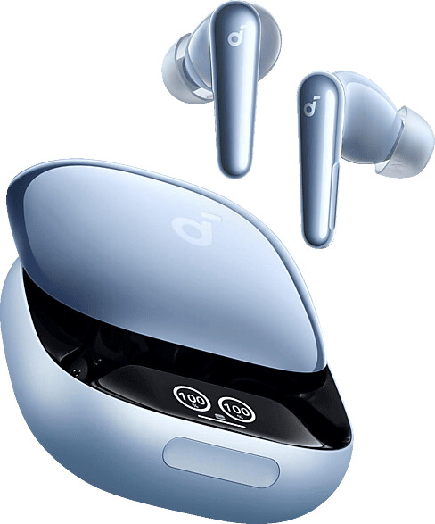 Anker Soundcore Liberty 4 Pro NC Kopfhörer, Hellblau, In-Ear, Kabellos