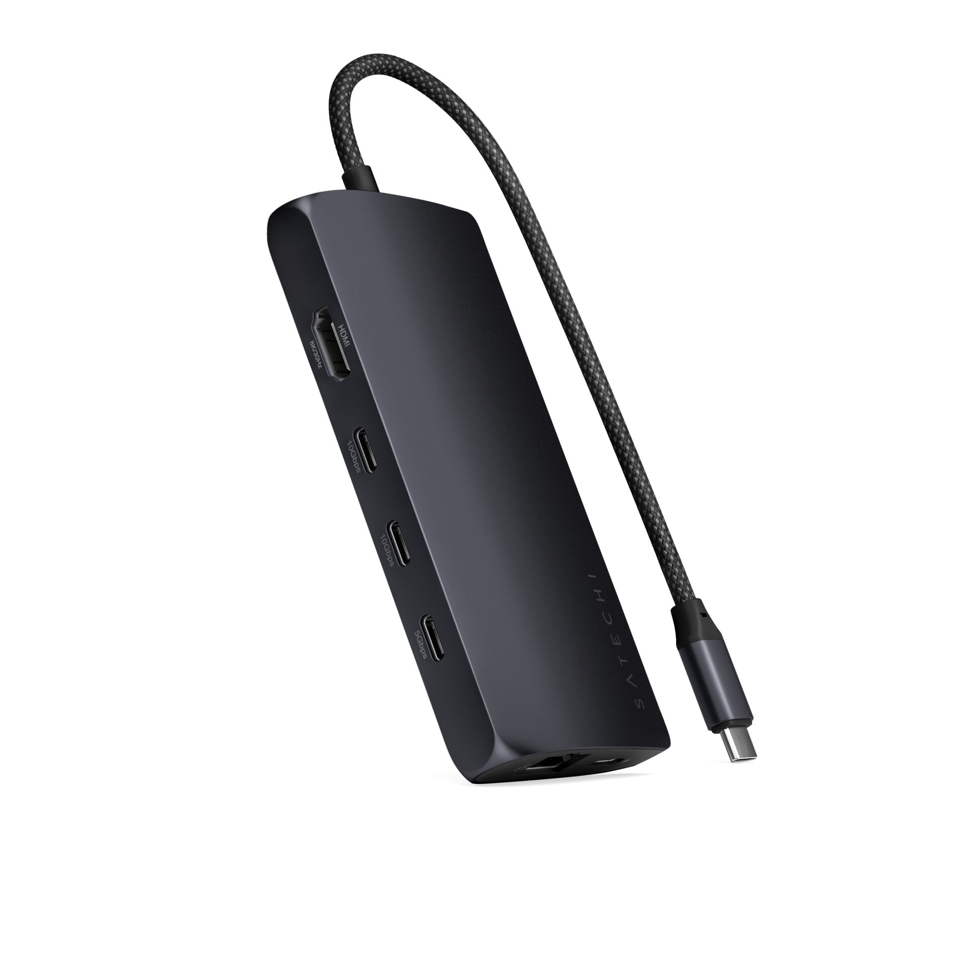 Satechi USB-C Multiport Adapter (8 in 1), Mitternacht
