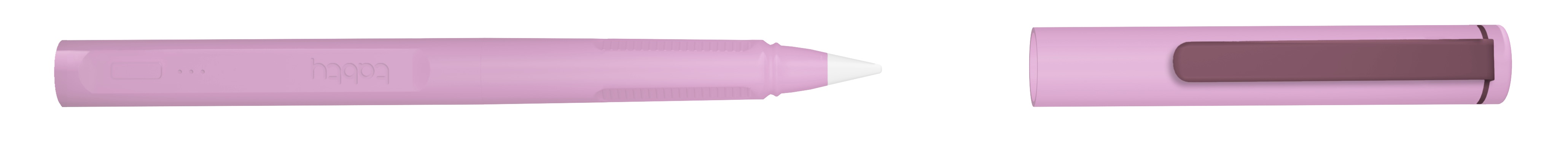 tabty Digitalstift für iPad inkl. 5 Ersatzspitzen, Pink, USB-C