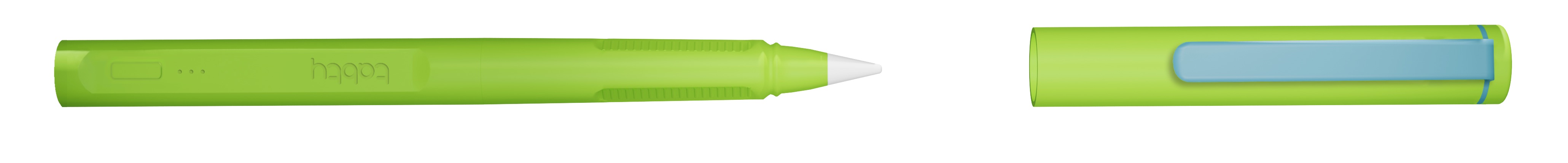 tabty Digitalstift für iPad inkl. 5 Ersatzspitzen, Grün, USB-C