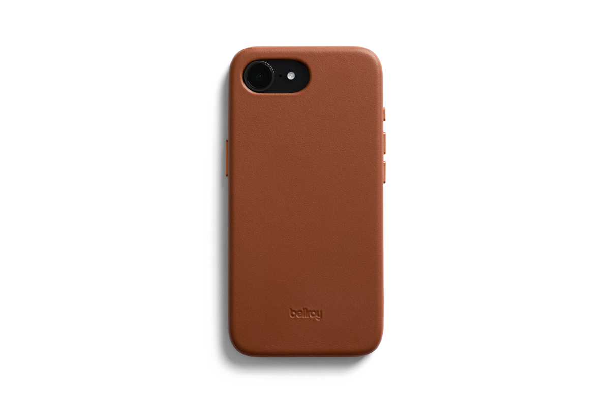 Bellroy Leder Case für iPhone 16e, Braun
