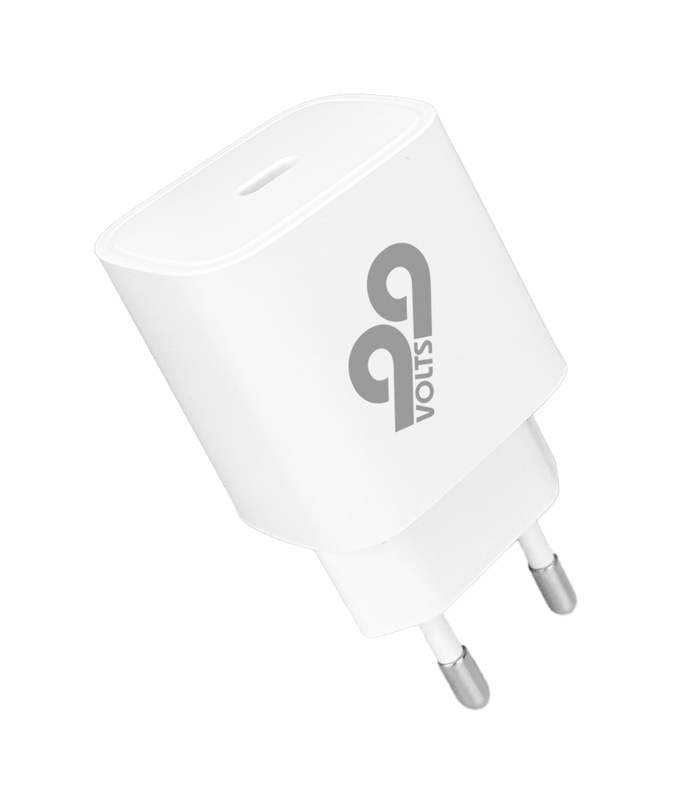 99VOLTS ECO Line 20W USB-C Power Adapter, Weiß