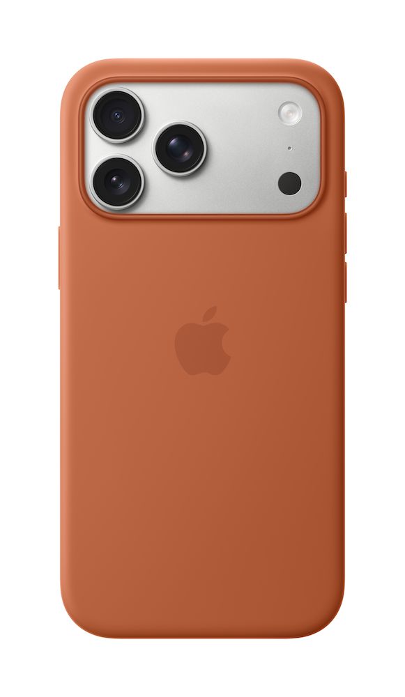 Apple iPhone 17 Pro Max Silikon Case mit MagSafe, Terracotta