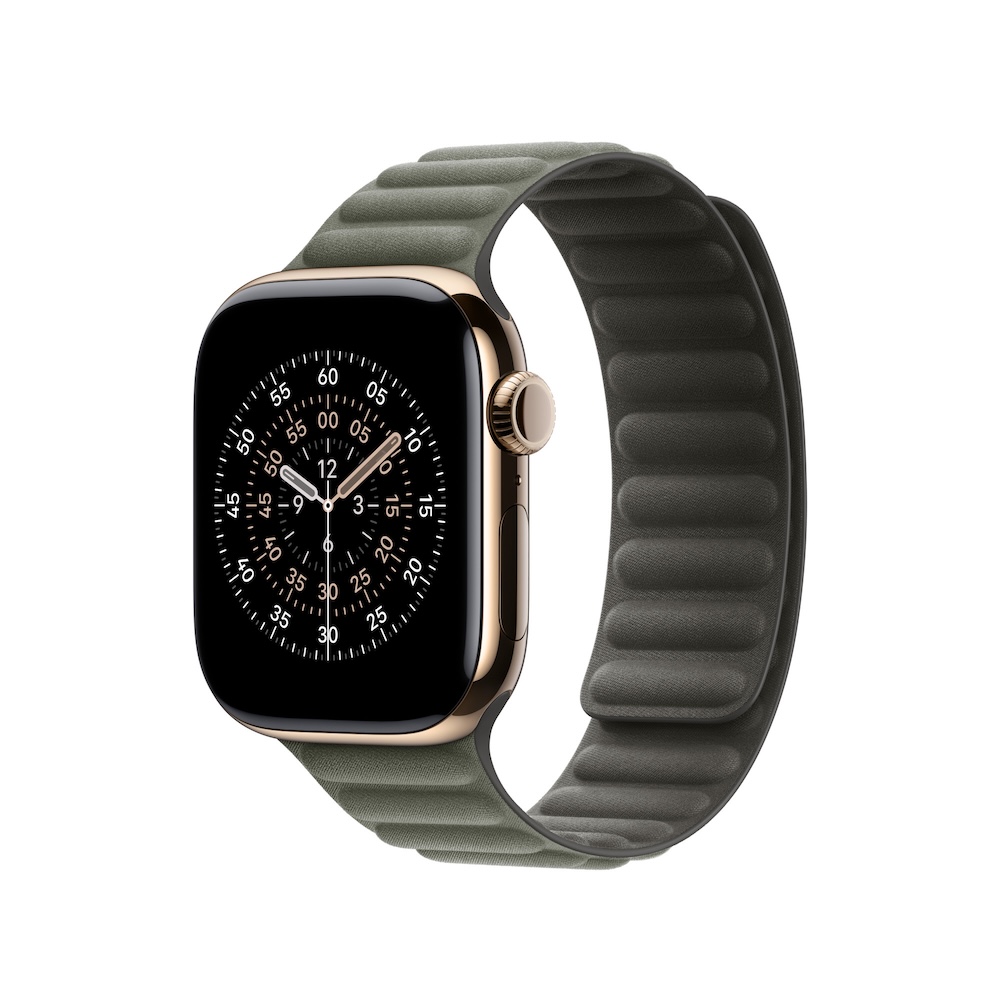 Apple Armband mit Magnetverschluss, Silbergrau, 42mm (Series 10/11/12), M/L