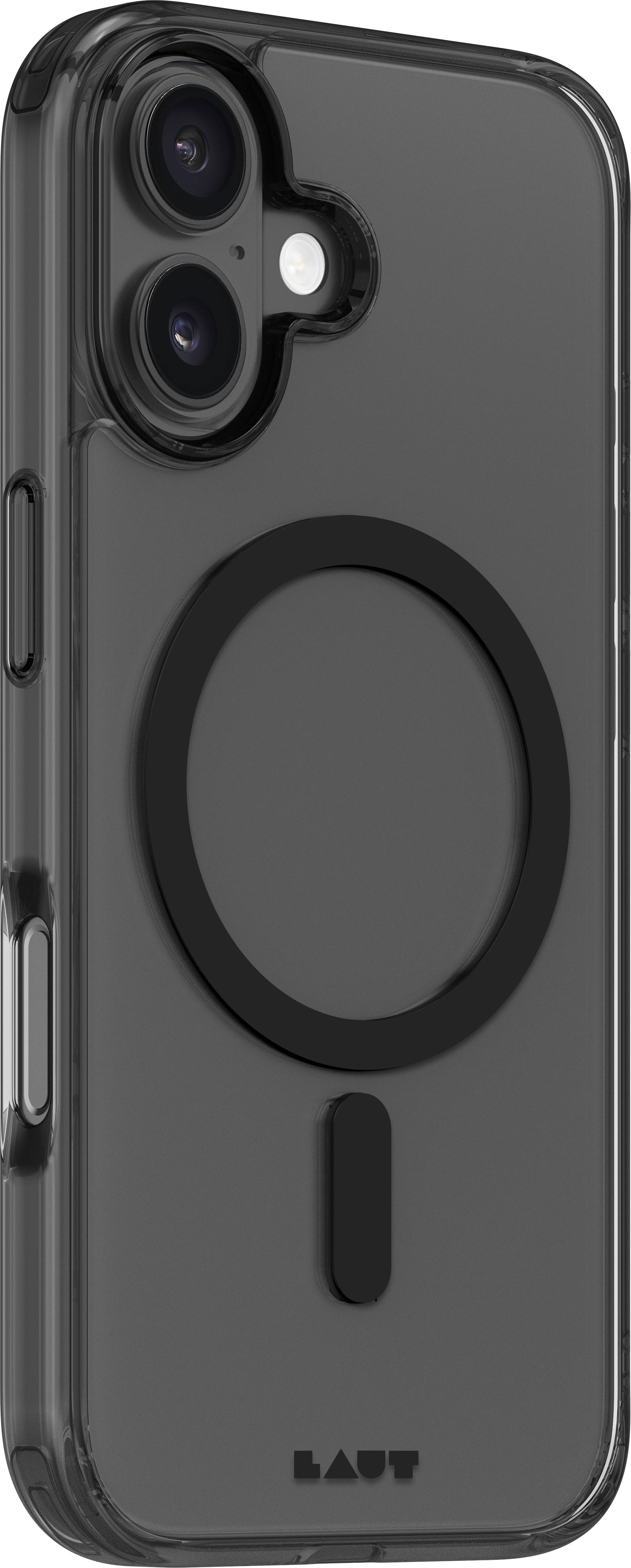 LAUT Crystal Fluro Case für iPhone 17, Clear Black