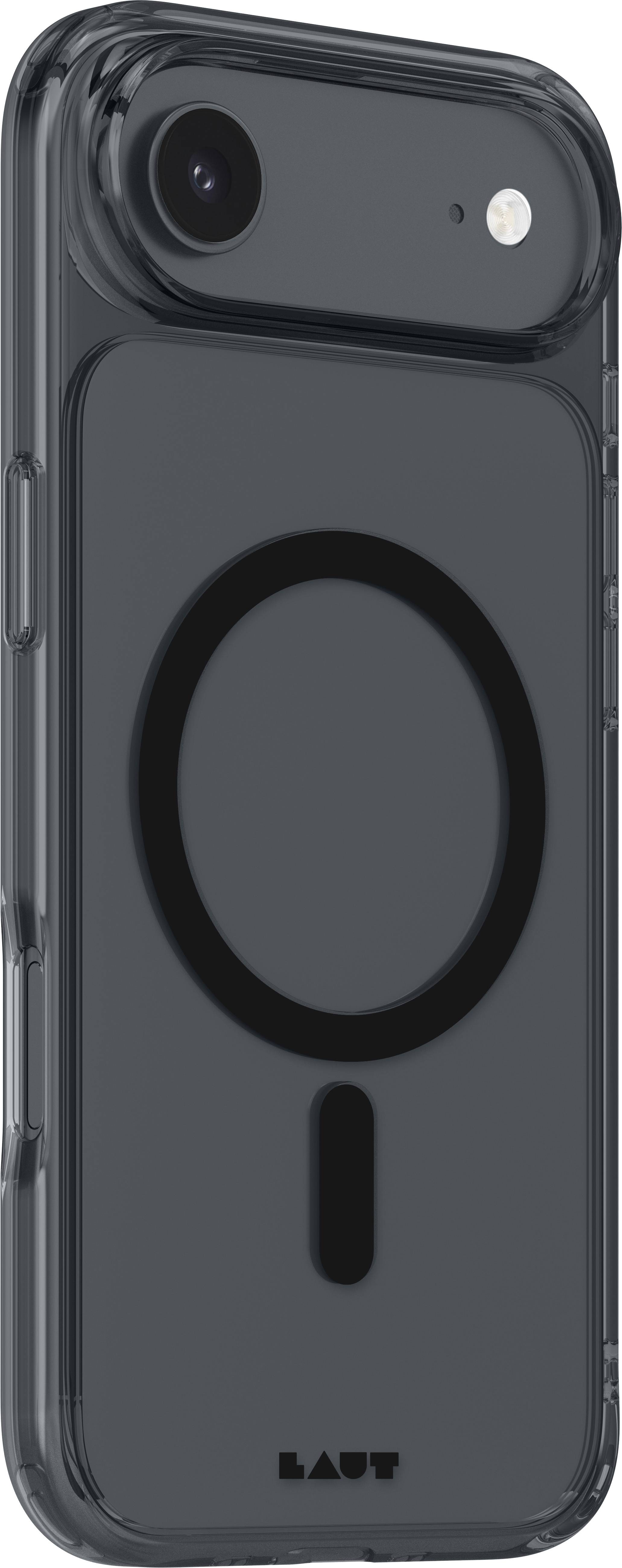 LAUT Crystal Fluro Case für iPhone Air, Clear Black