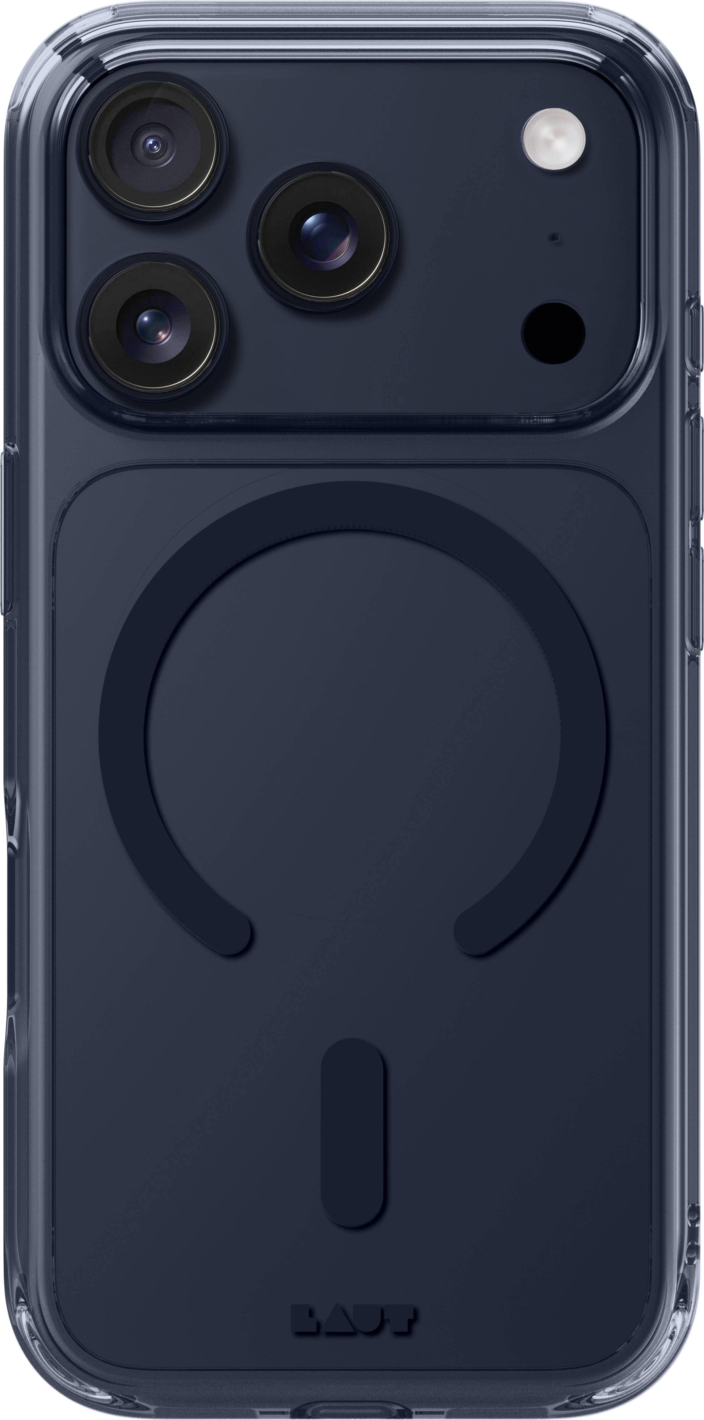 LAUT Crystal Fluro Case für iPhone 17 Pro, Clear Midnight