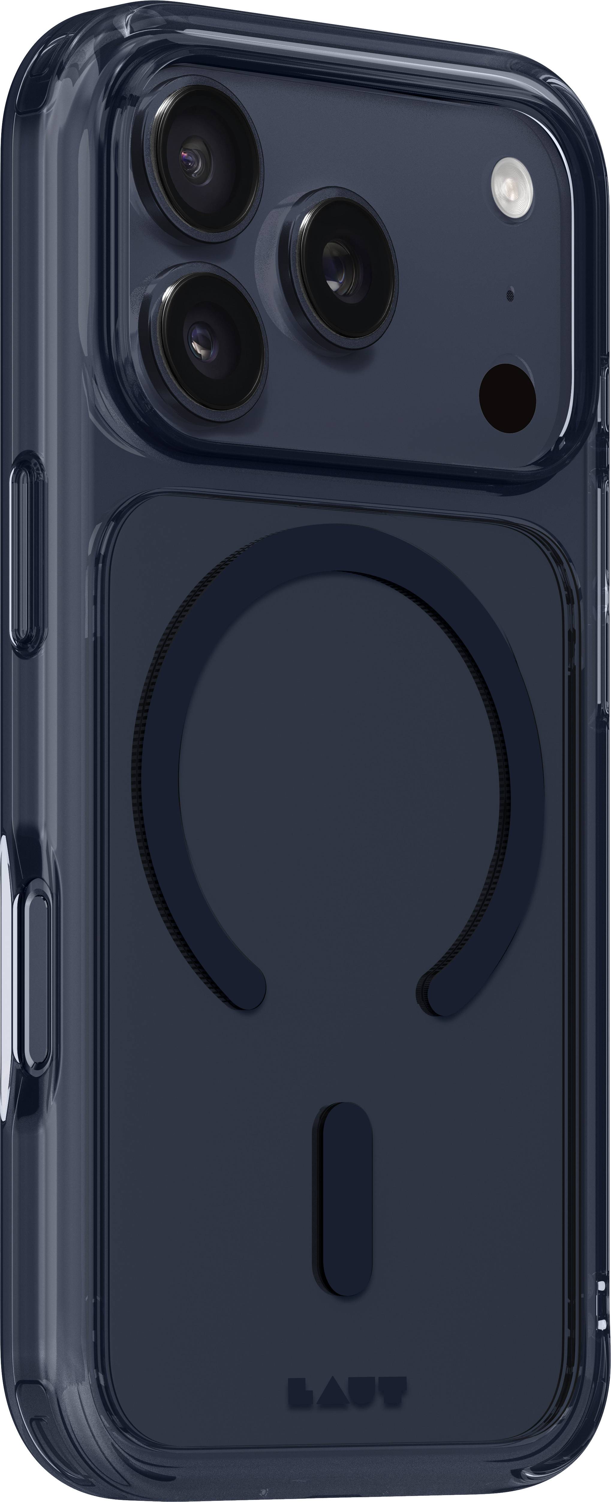 LAUT Crystal Fluro Case für iPhone 17 Pro Max, Clear Midnight