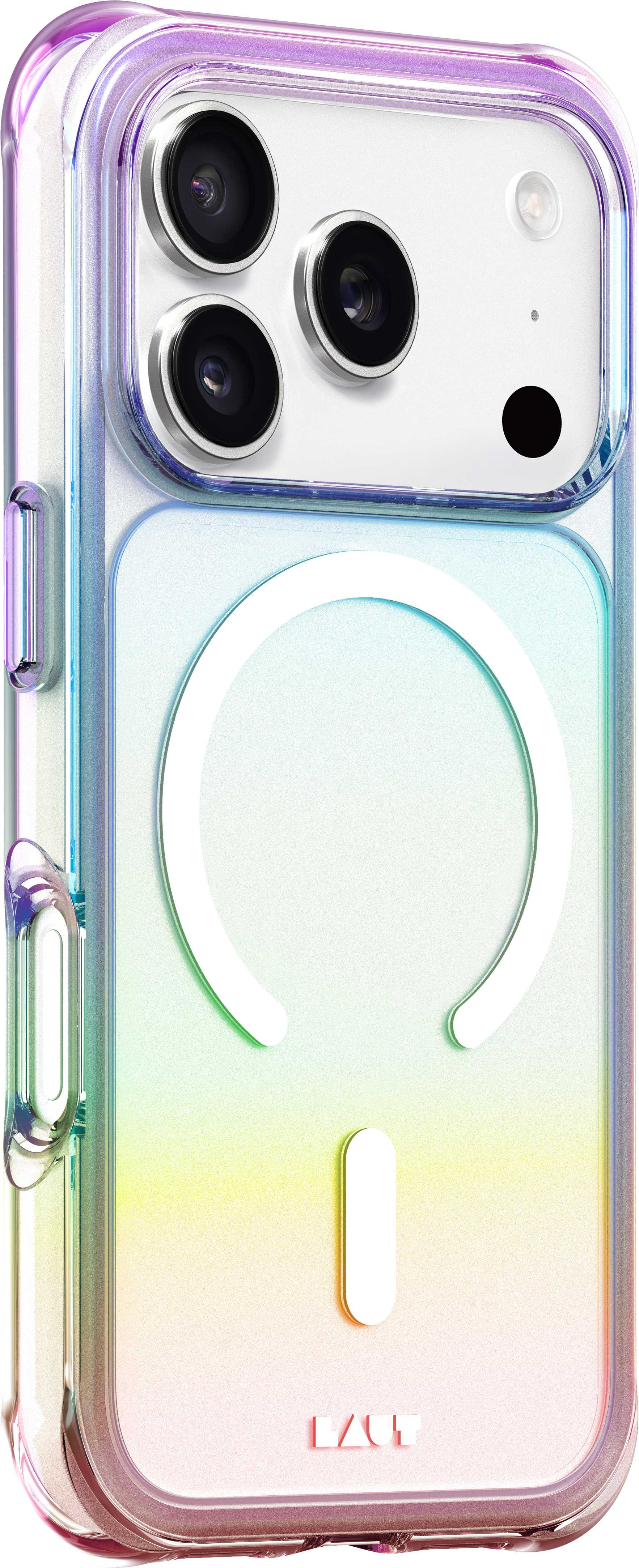 LAUT Aero Holo Case für iPhone 17 Pro, Weiß