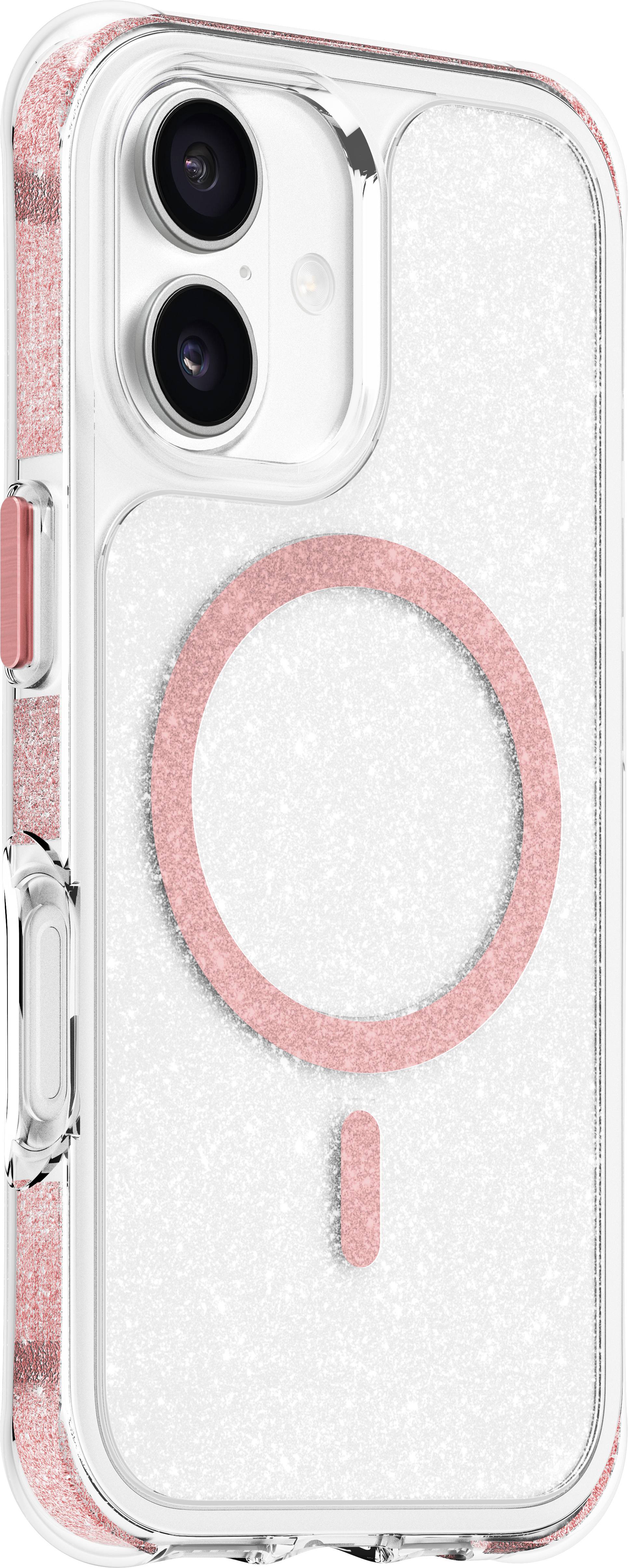 LAUT Aero Sparkle Case für iPhone 17, Crystal Pink