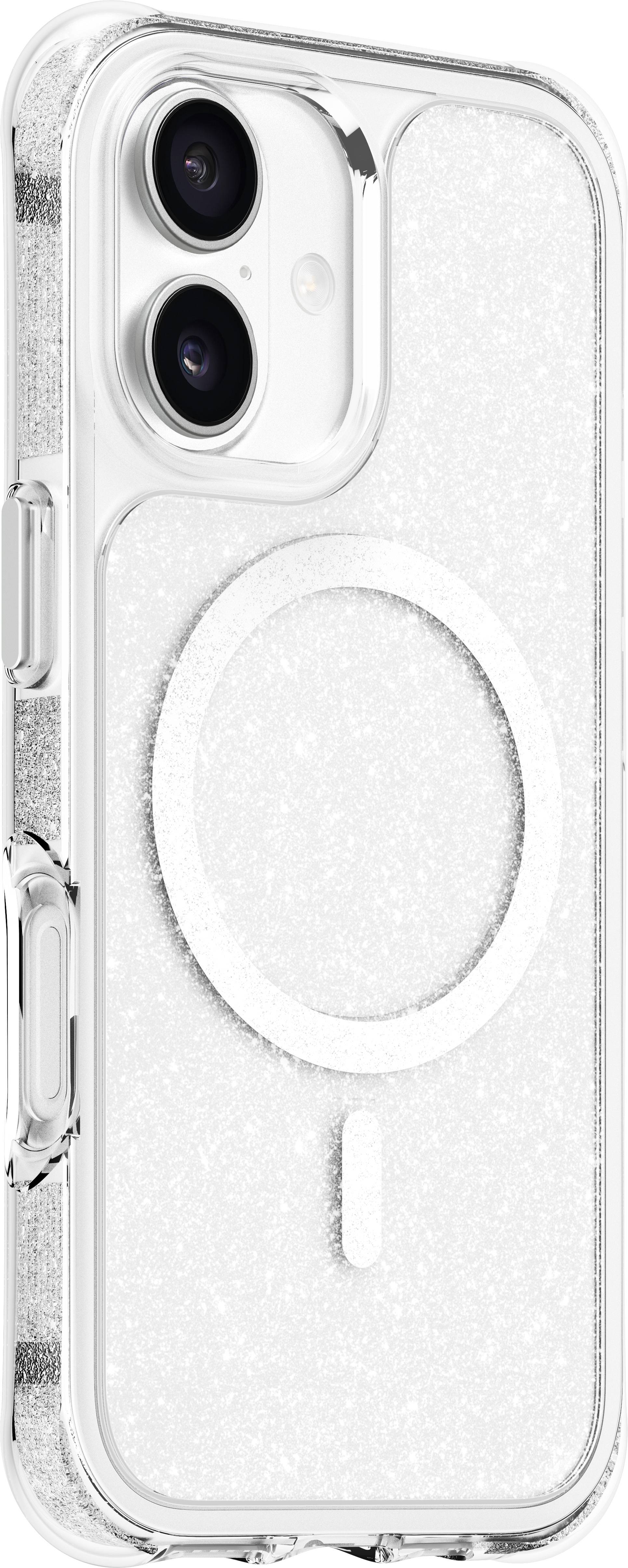LAUT Aero Sparkle Case für iPhone 17, Crystal Silver