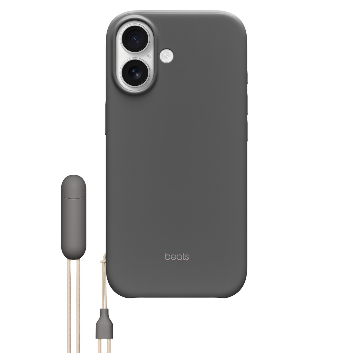 Beats iPhone 17 Kickstand Case mit MagSafe und Kamerasteuerung, Granitgrau