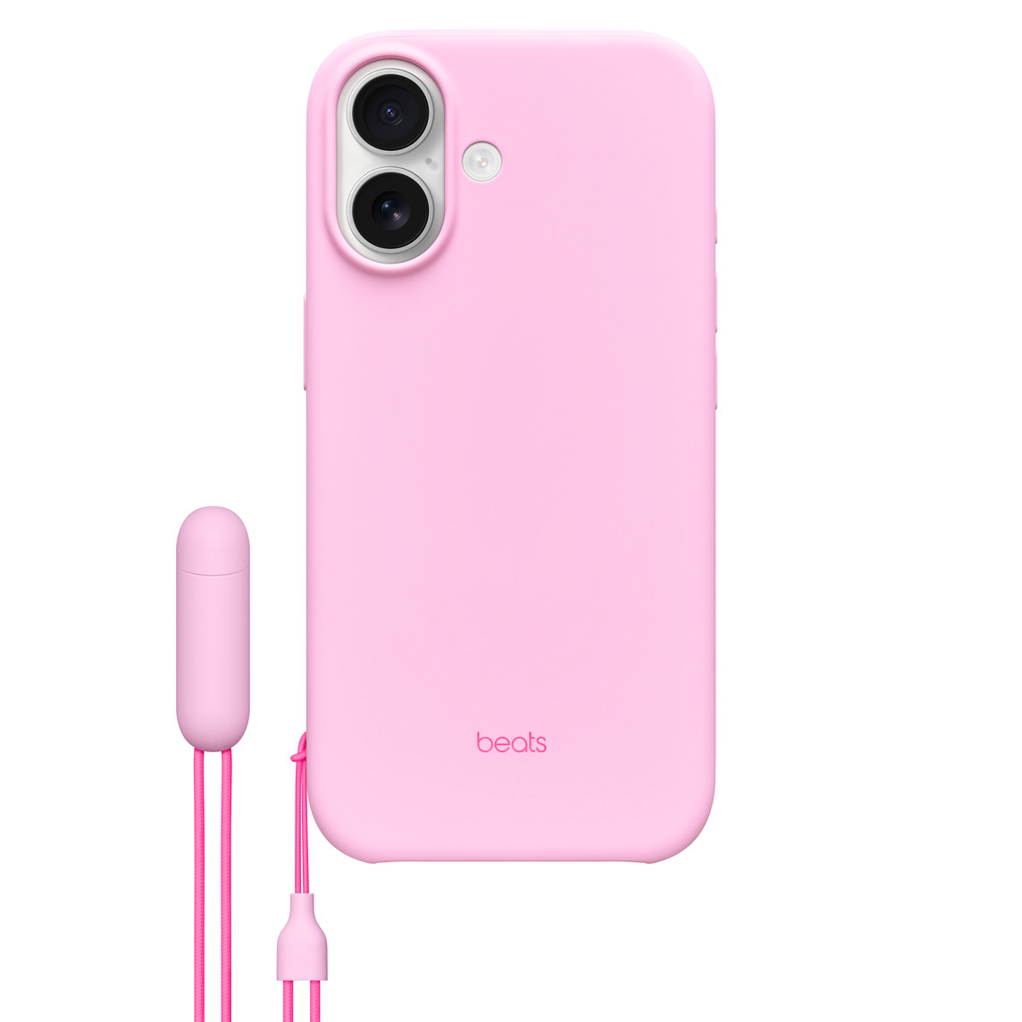 Beats iPhone 17 Kickstand Case mit MagSafe und Kamerasteuerung, Kieselrosa