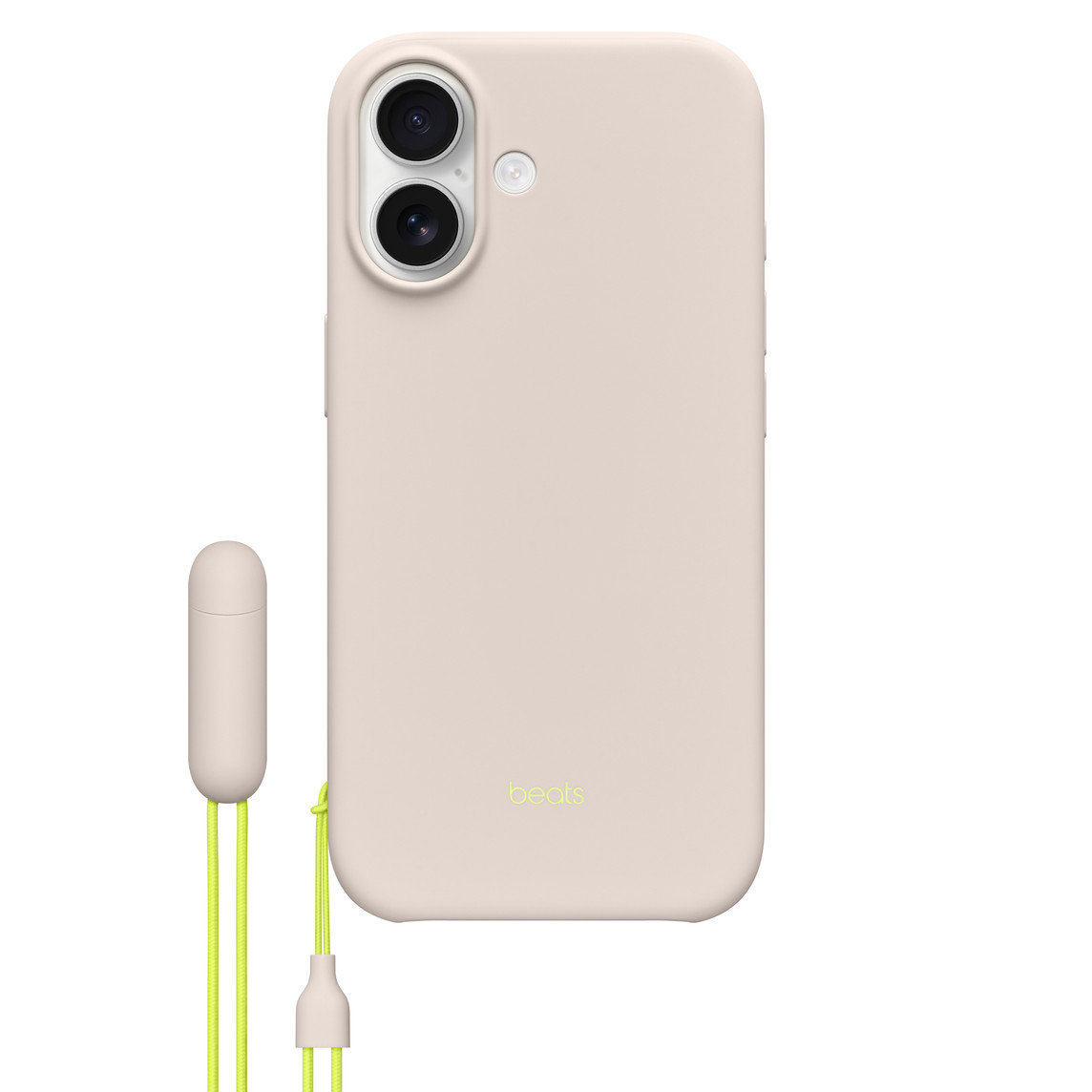 Beats iPhone 17 Kickstand Case mit MagSafe und Kamerasteuerung, Kalkstein