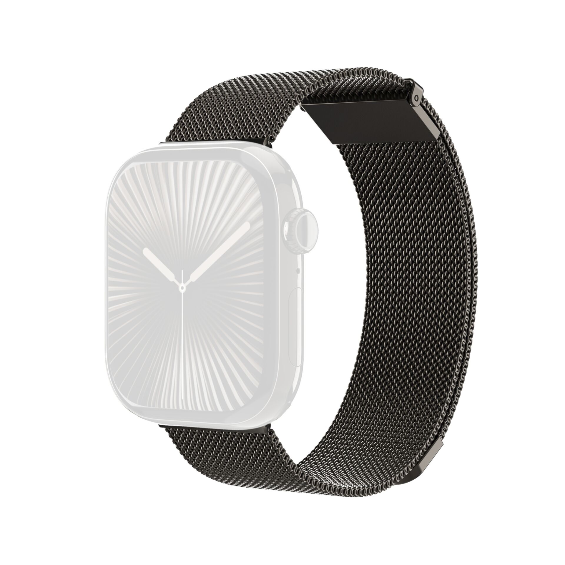 Vonmählen Milanese Loop 2 für Apple Watch, Granitgrau, 42 (Series 1/2/3)/44/45/46/49mm