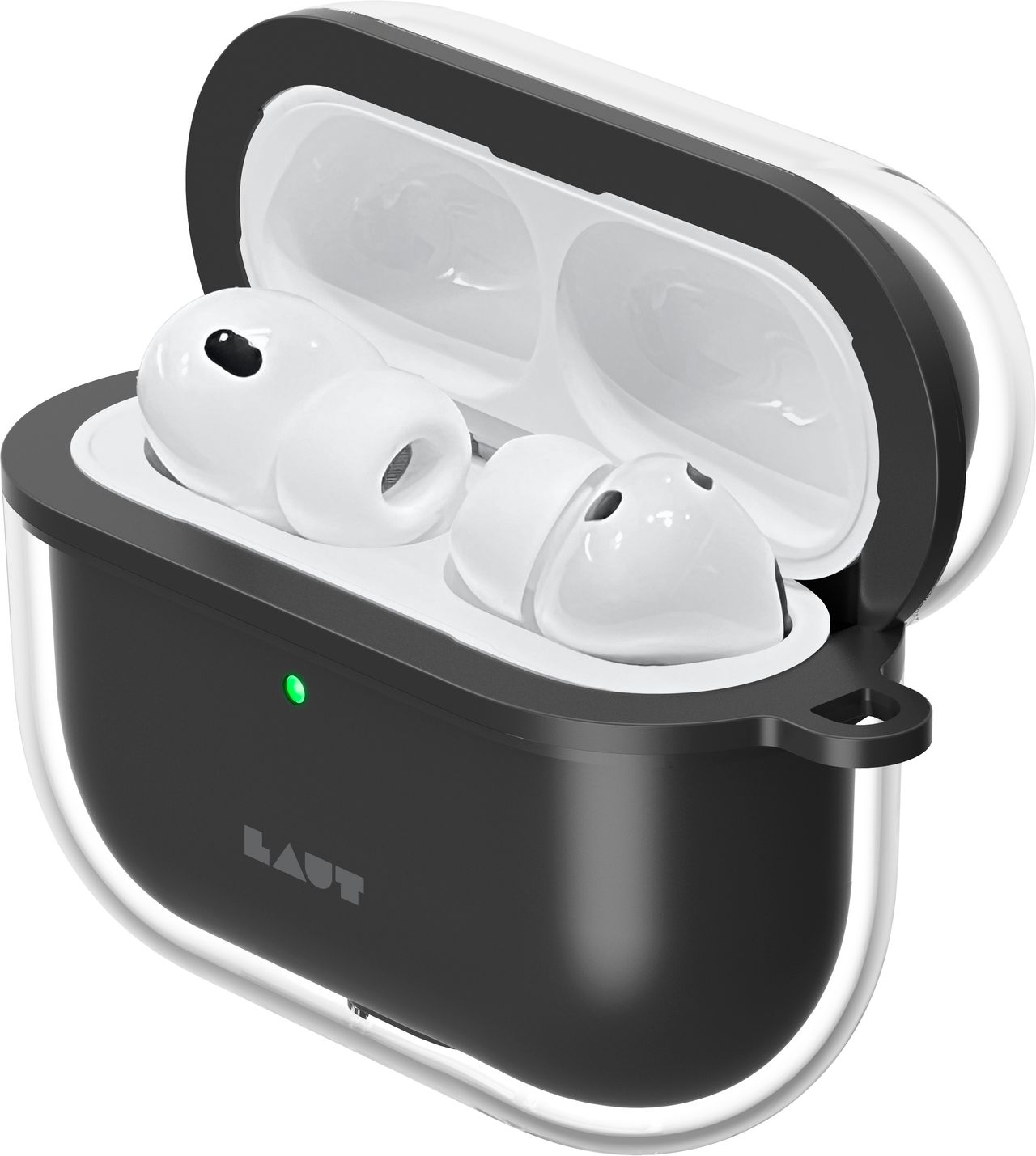 LAUT Aero Protect Case für AirPods Pro (3. Gen), Schwarz