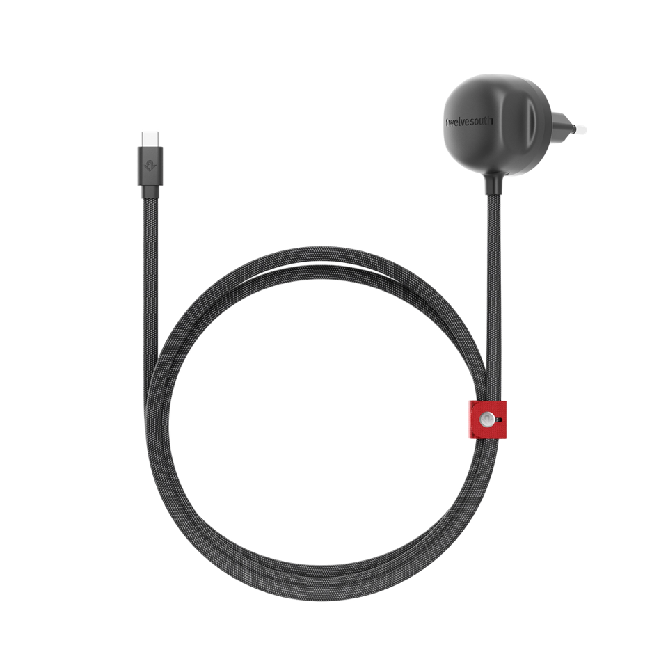 Twelve South PowerCord Netzteil, Schwarz, 1,2m, 30W