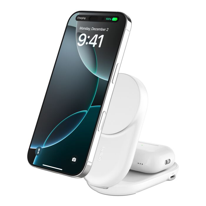 Belkin Wireless Charger mit QI2 (2-in-1), Weiß