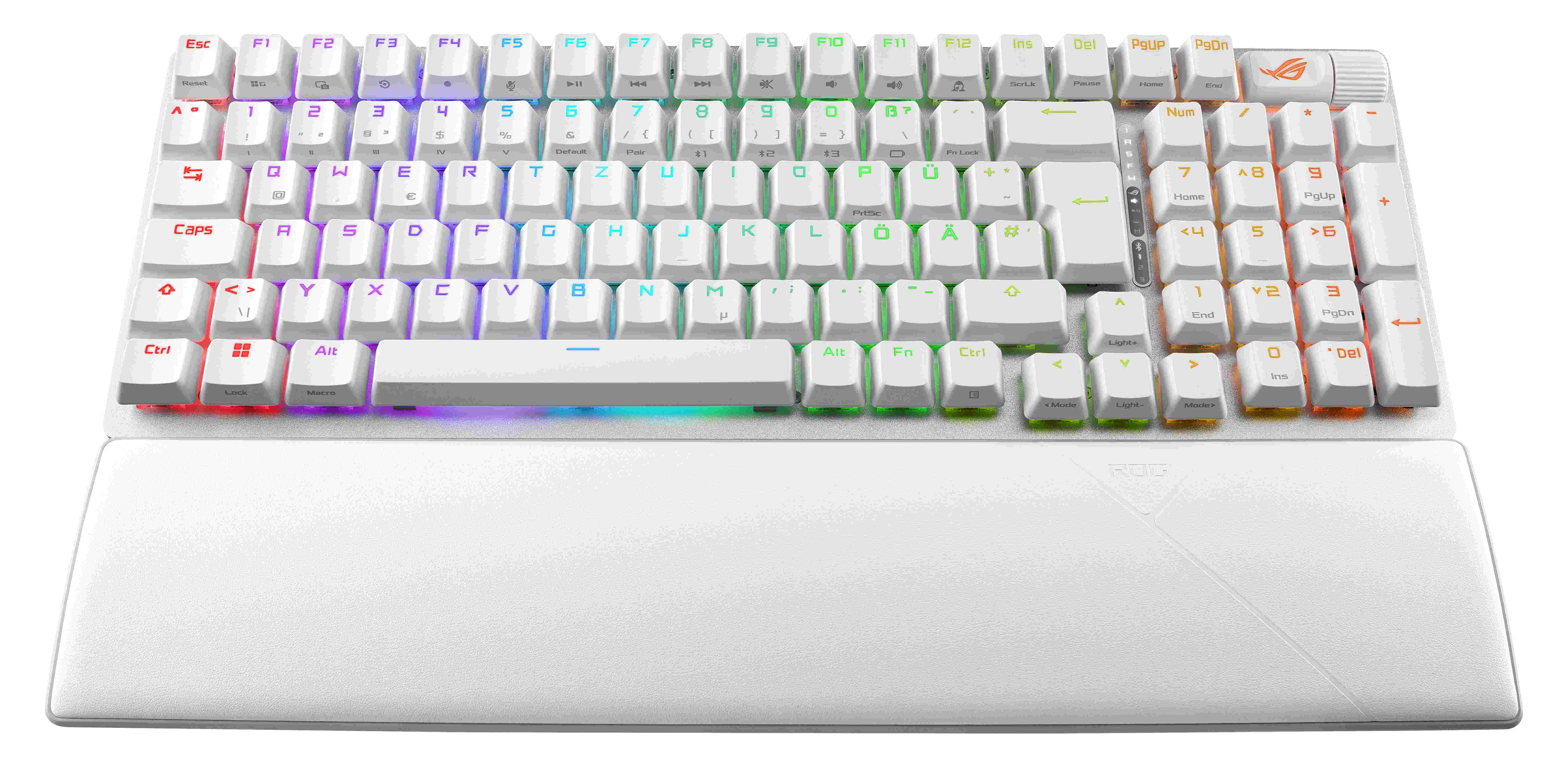 ASUS ROG Strix Scope II 96 Tastatur, Weiß, Kabellos, Deutsch