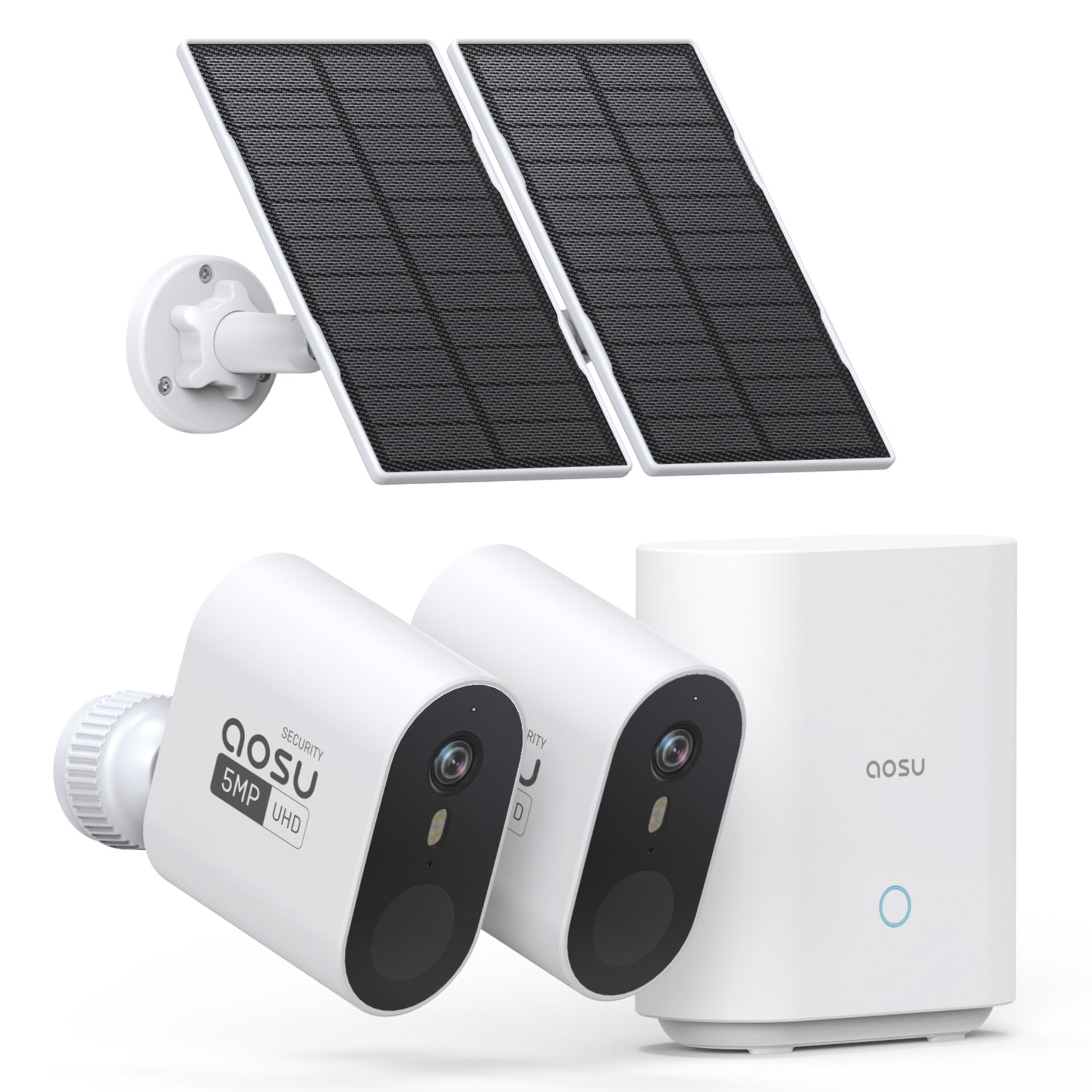 AOSU Smart Security System Max, Weiß, 2er-Pack
