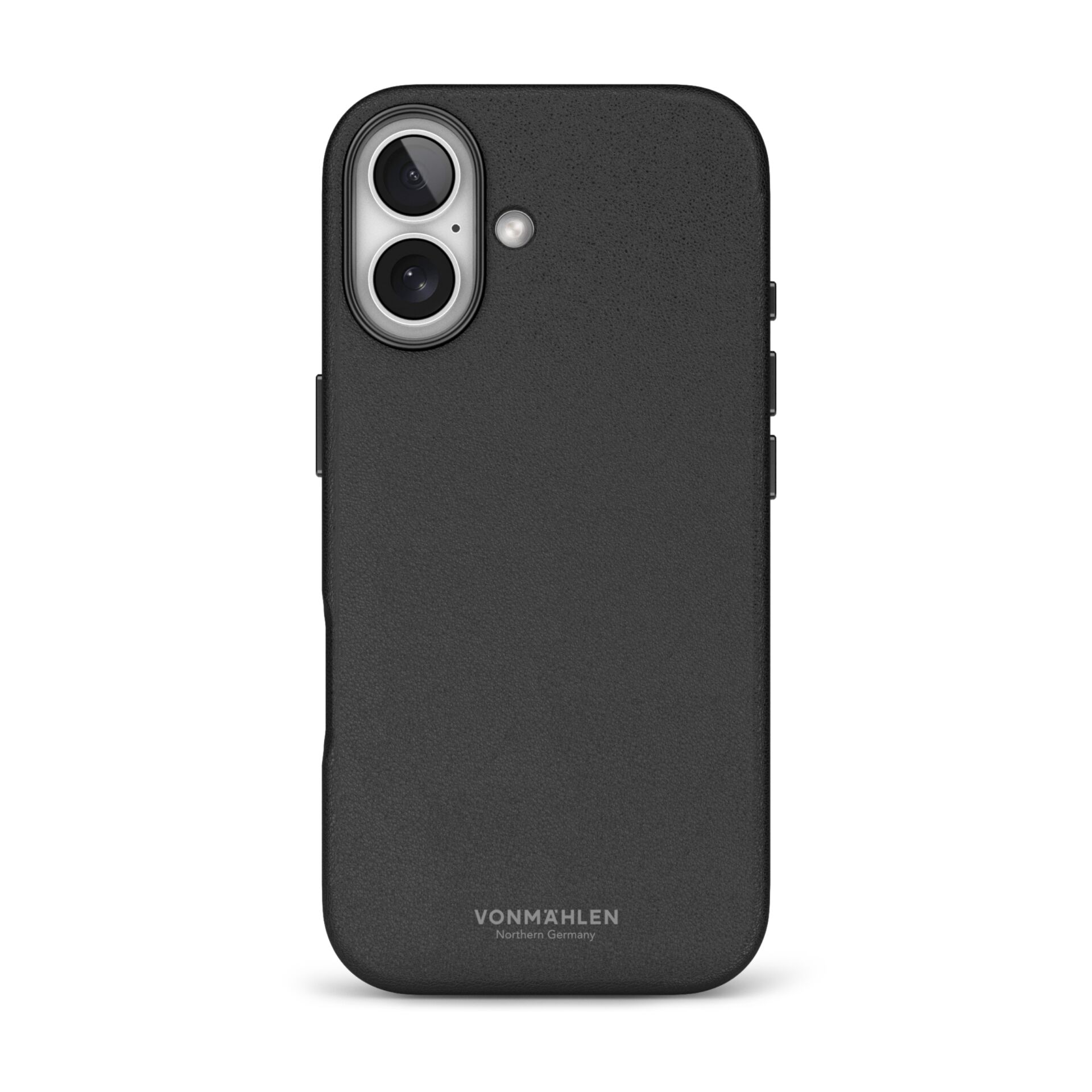 Vonmählen Vegan Leder Case für iPhone 17, Schwarz