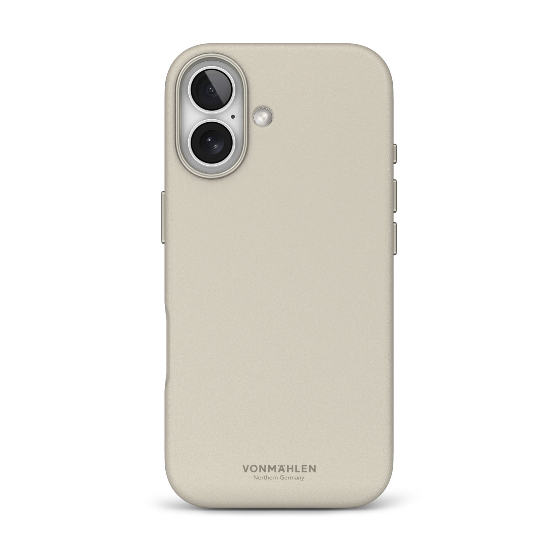 Vonmählen Vegan Leder Case für iPhone 17, Cream