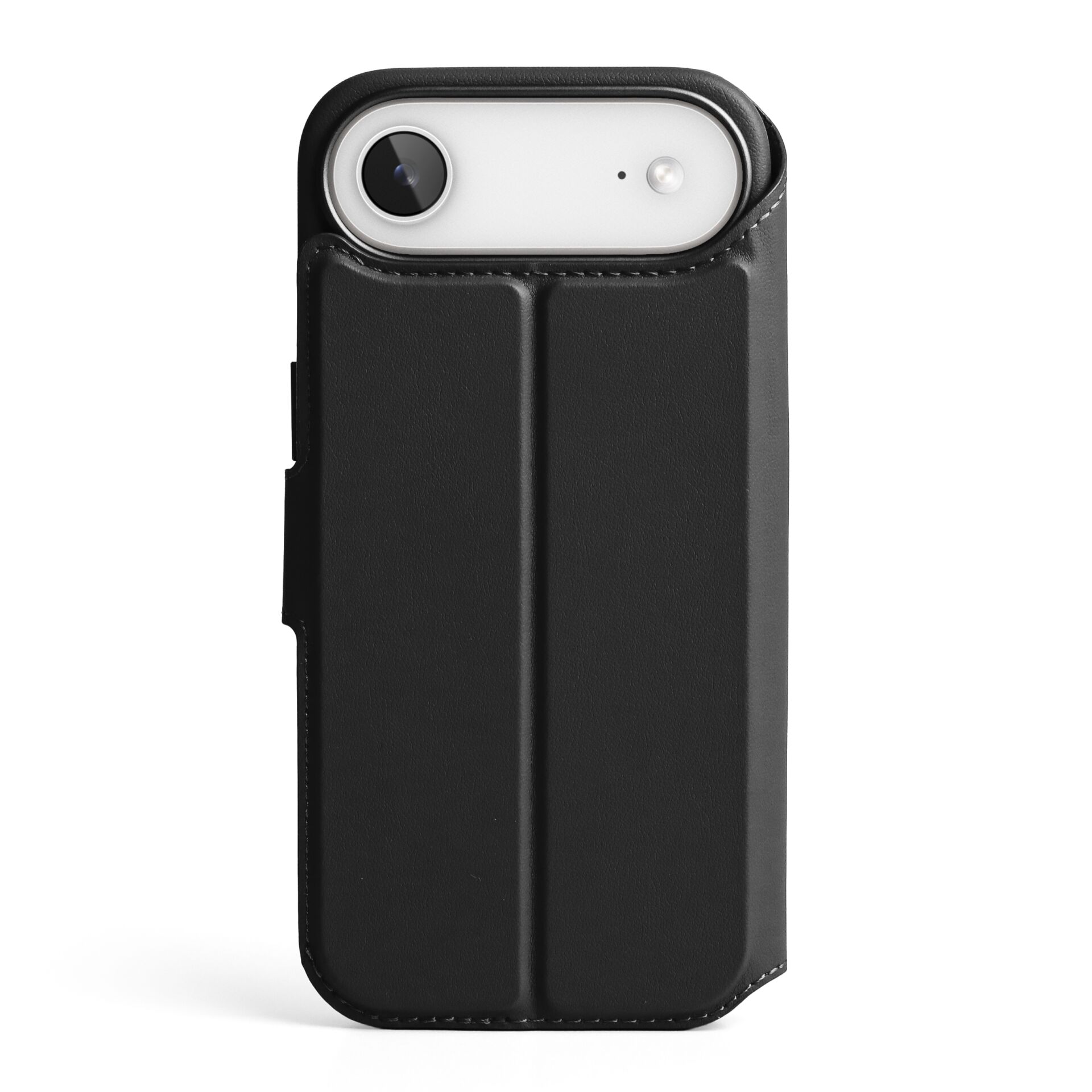 Vonmählen Vegan Leder Folio für iPhone Air, Schwarz