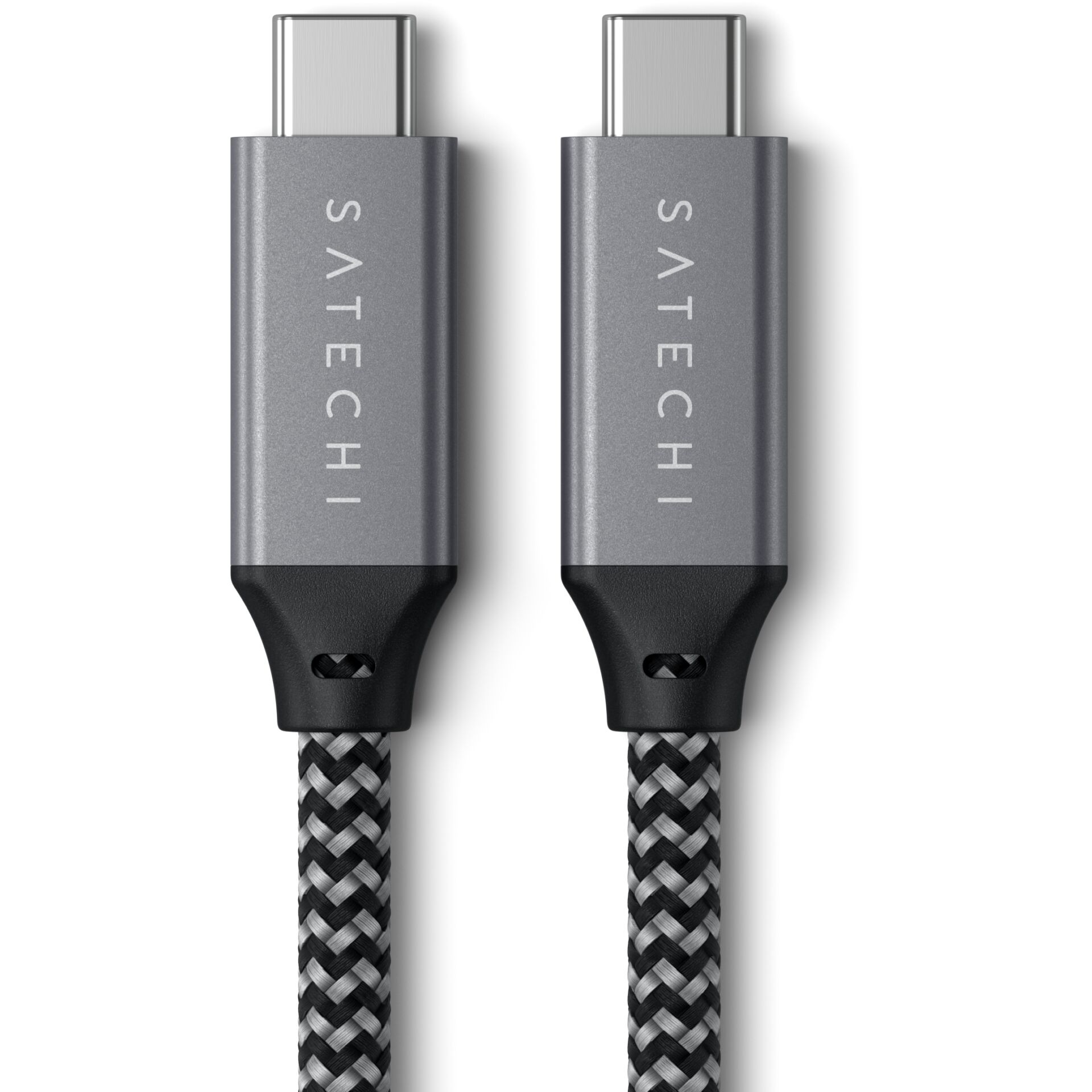 Satechi USB-C auf USB-C Kabel, Anthrazit, 0,25m, 100W