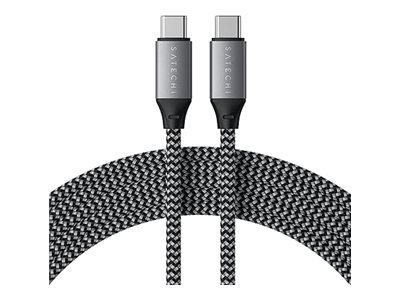 Satechi USB-C auf USB-C Kabel, Space Grau, 2m, 100W