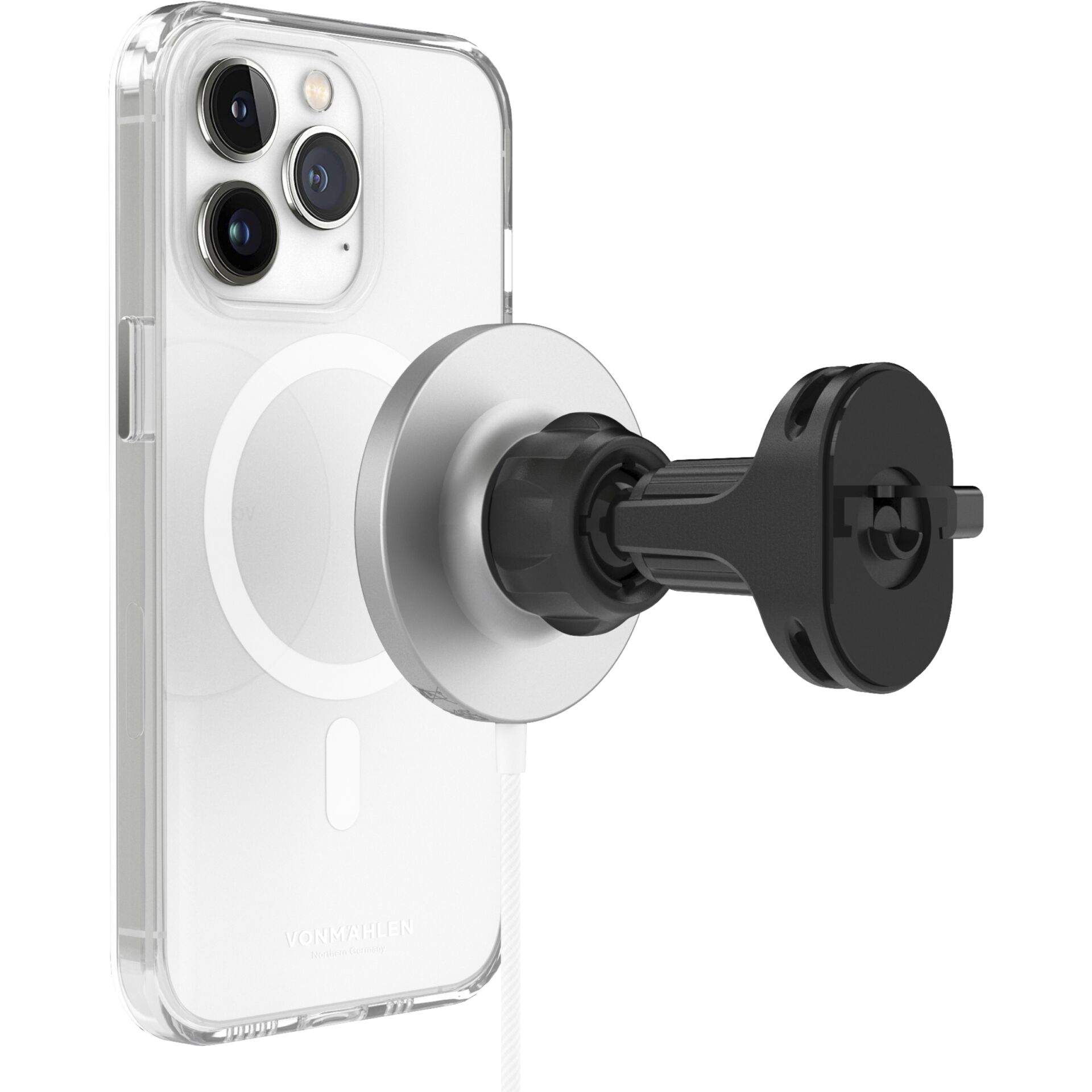 Vonmählen Aura Car KFZ Wireless Ladepad, Weiß, 1m, 15W