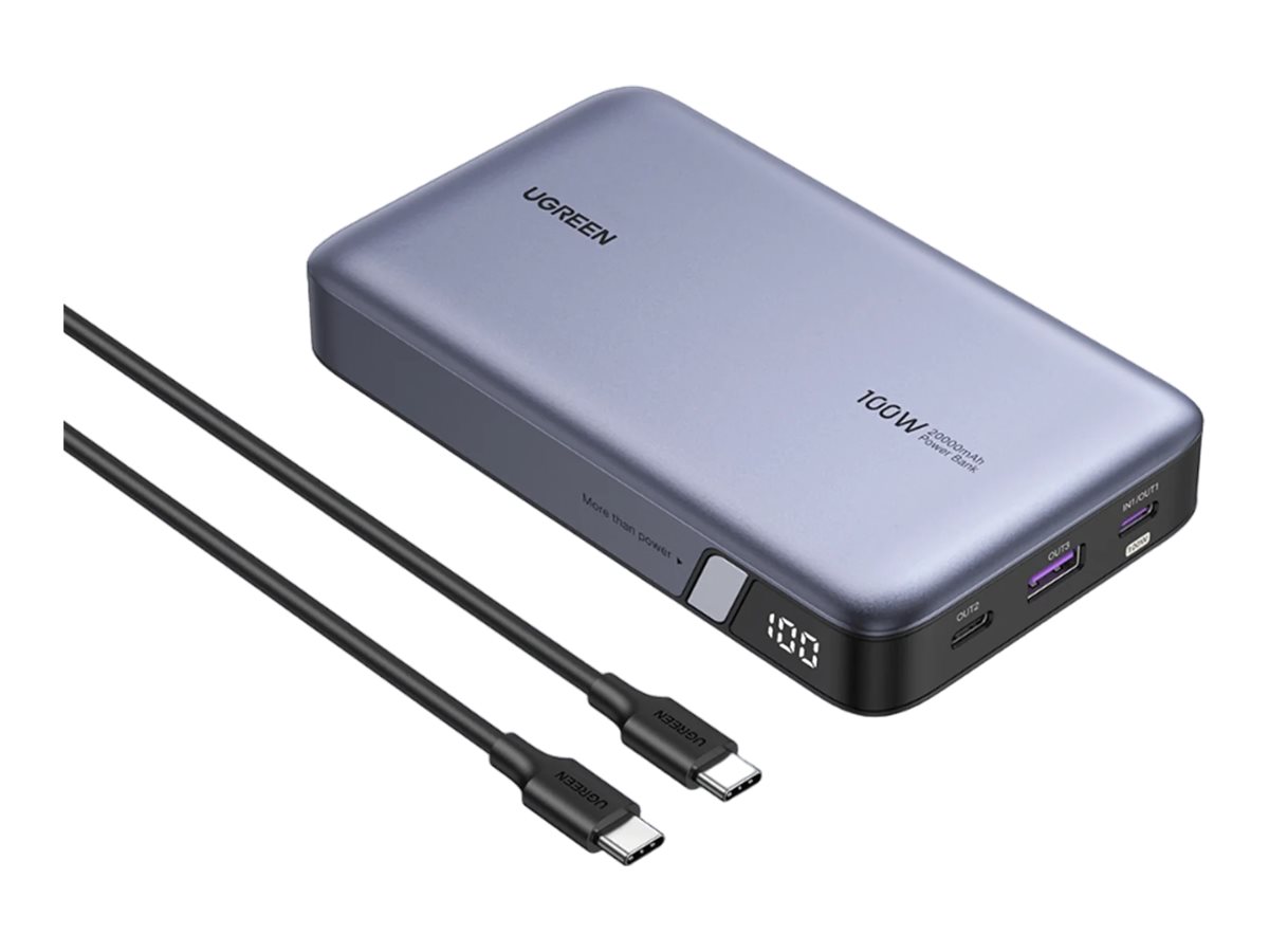 UGREEN Nexode PB720 Powerbank, Grau, 20.000 mAh