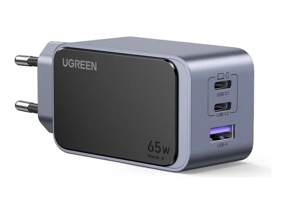UGREEN 65W Nexode Air X553 GaN USB-C und USB-A Power Adapter, Grau