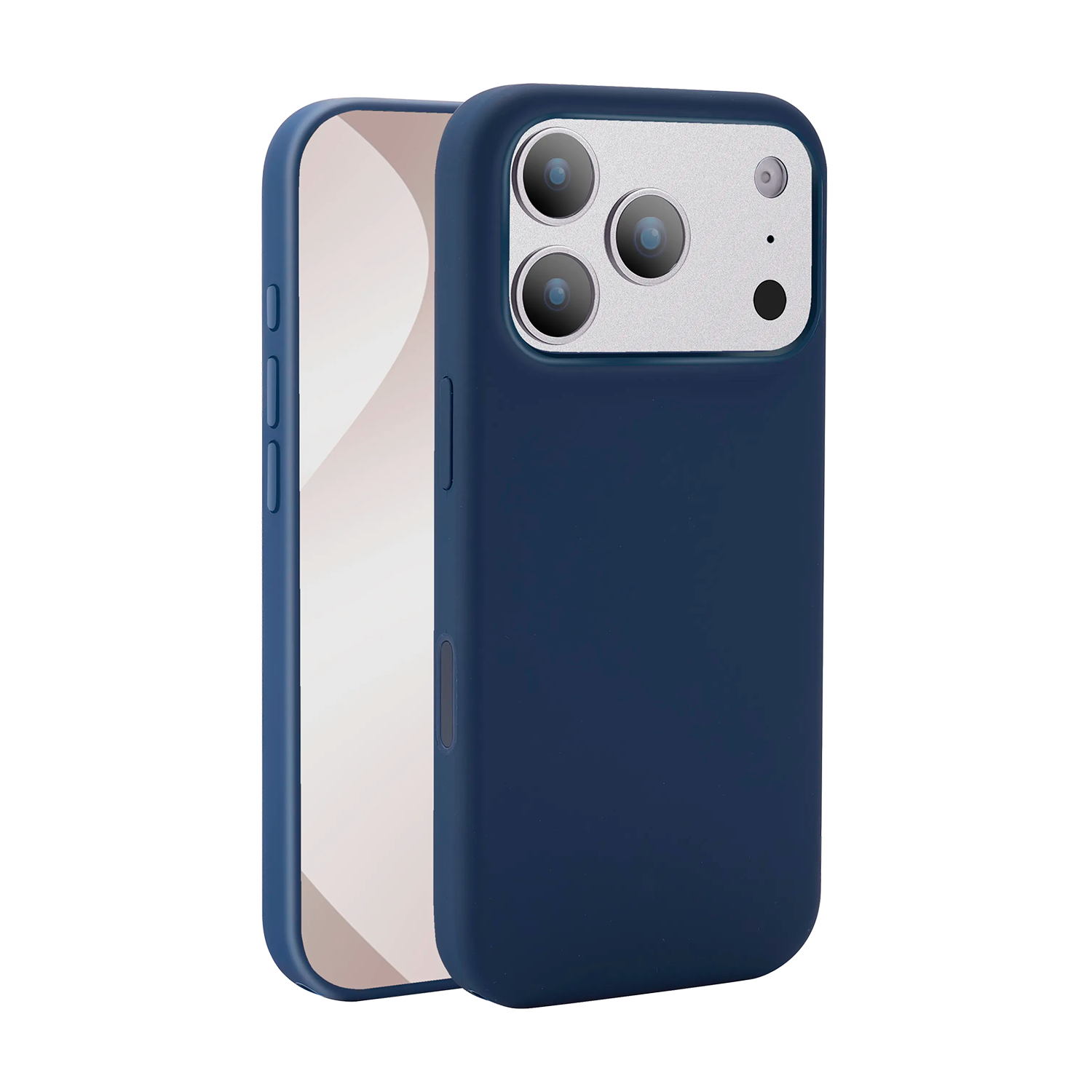 Shockguard Silikon Case für iPhone 17 Pro Max, Dunkelblau