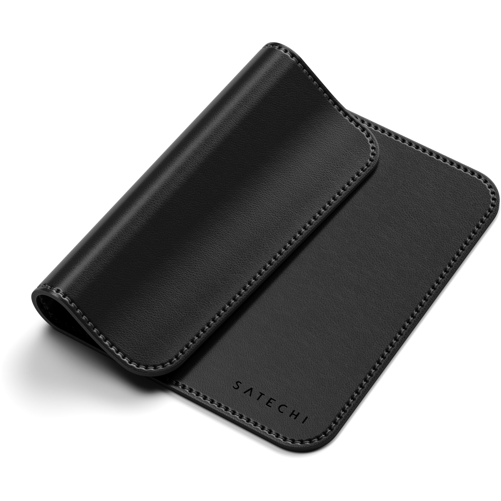Satechi Vegan Leder Premium Mauspad, Schwarz