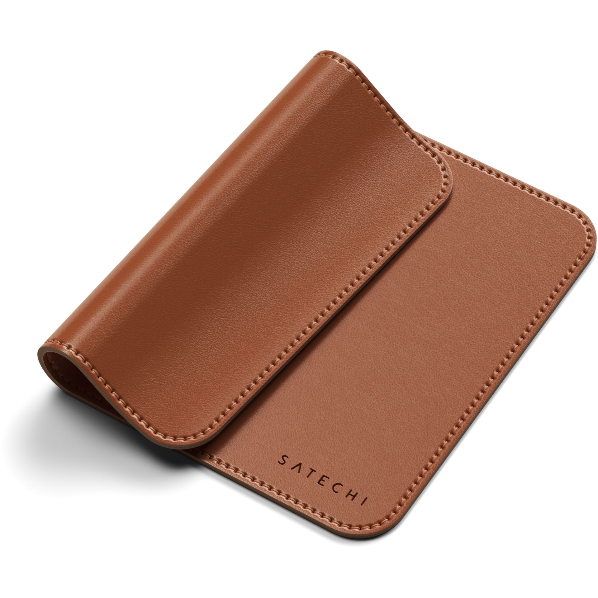 Satechi Vegan Leder Premium Mauspad, Braun