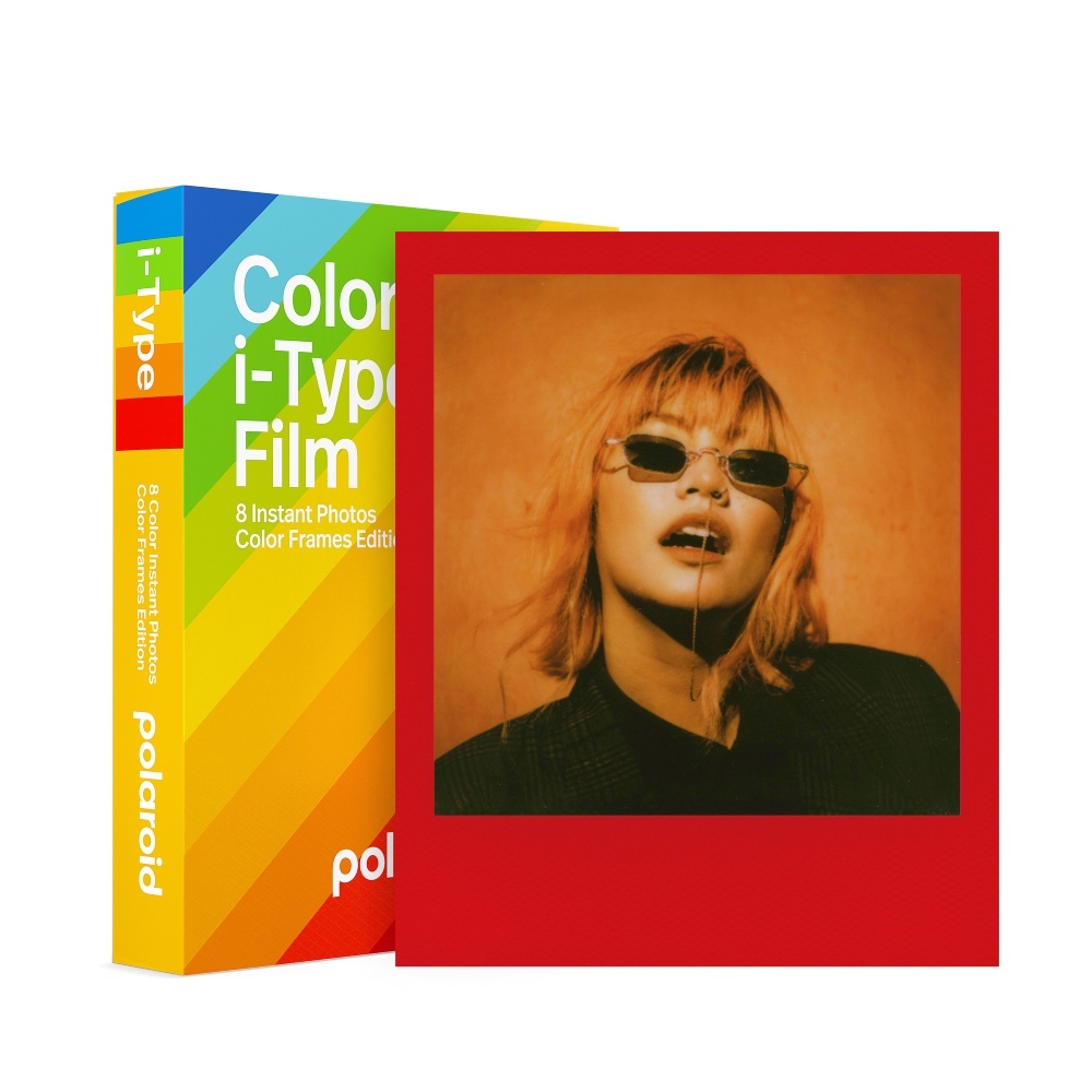 Polaroid i-Type Farbfilm mit farblichen Rahmen 8x, Mehrfarbig