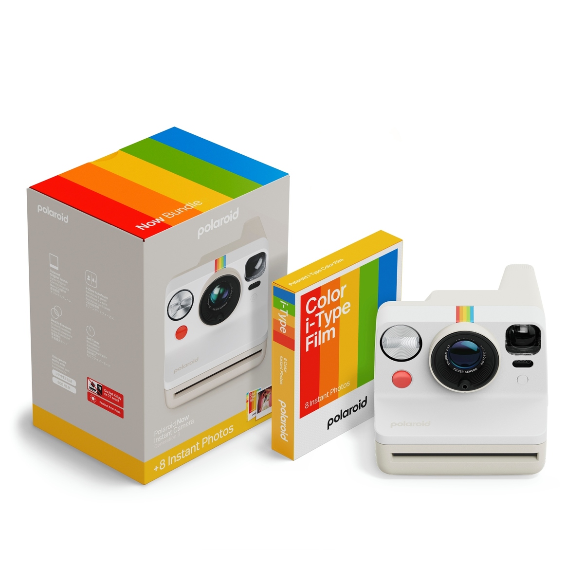 Polaroid Everything Box Now Gen 3, Kieselstein weiß
